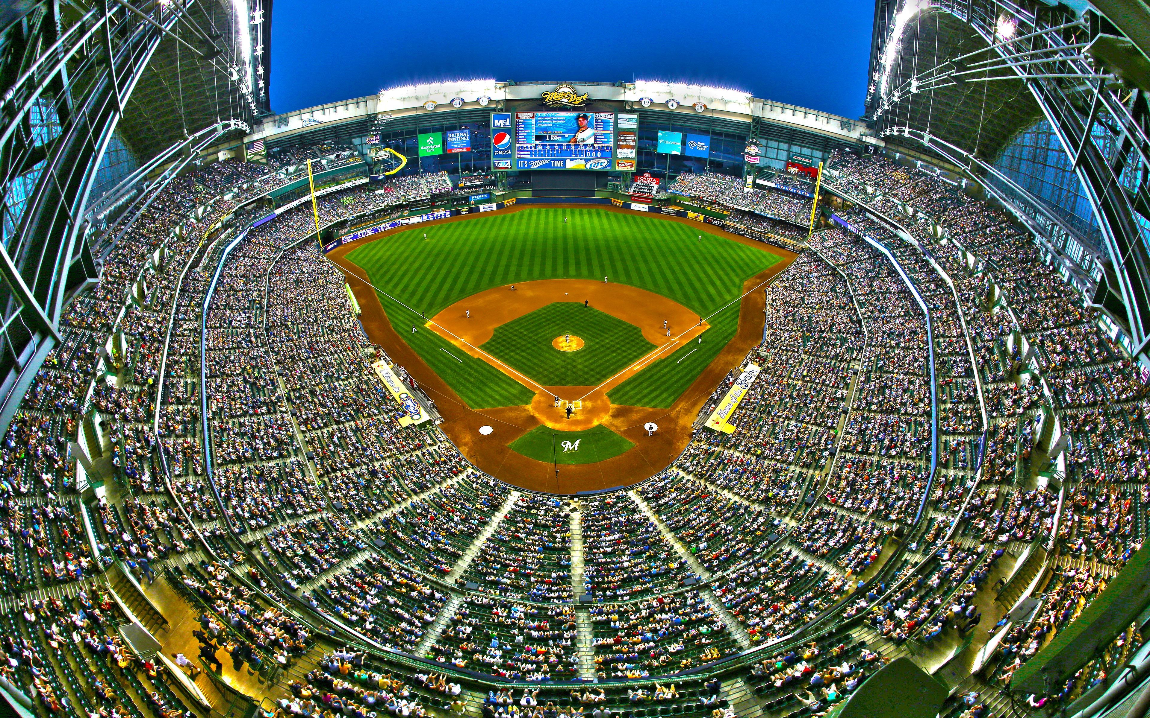Logo Milwaukee Brewers su base, 1080x1920 Full HD Verticale, iPhone Pro Max