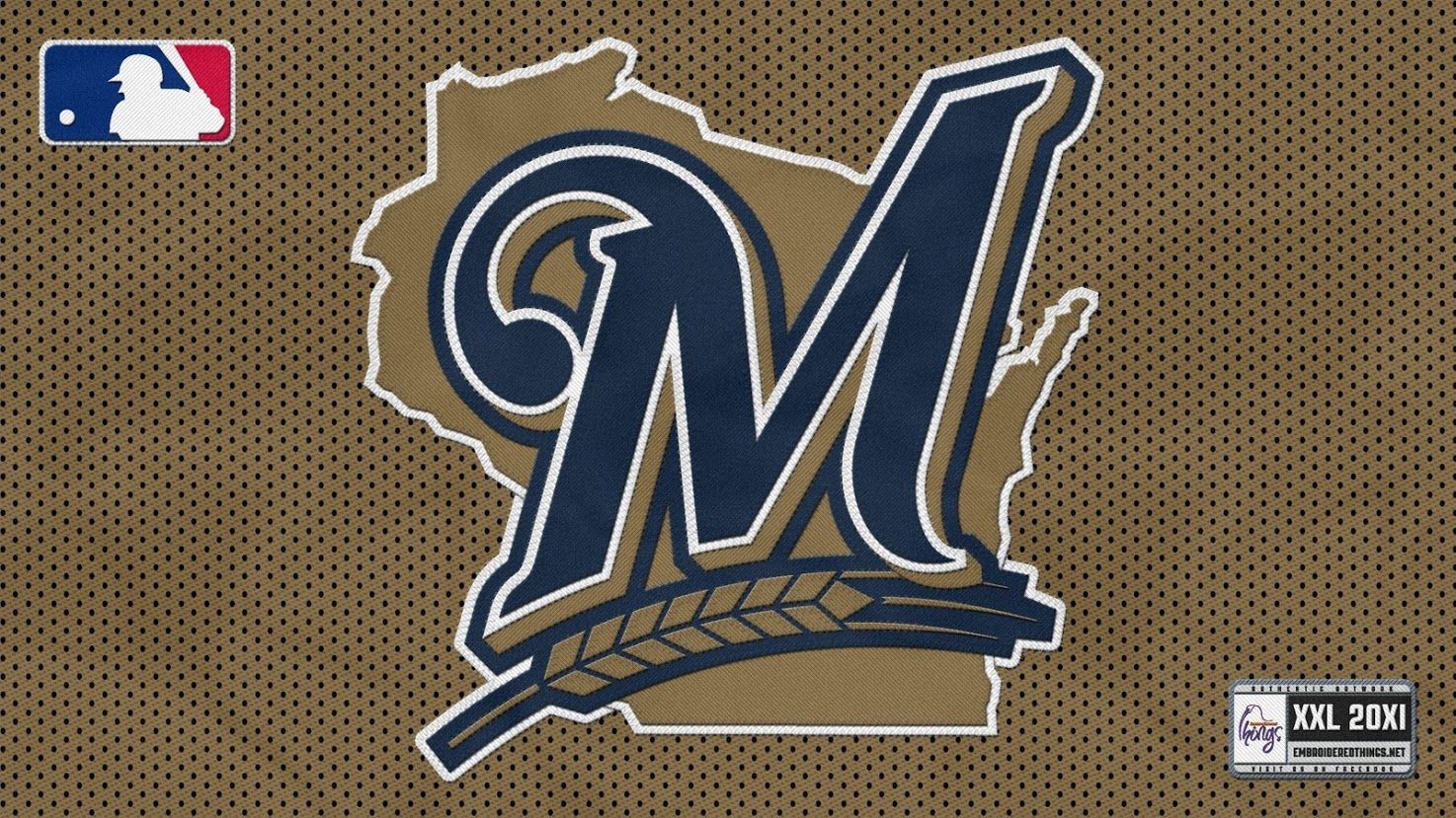 Miller Park logo cielo arancione, 1920x1080 1080p, Desktop