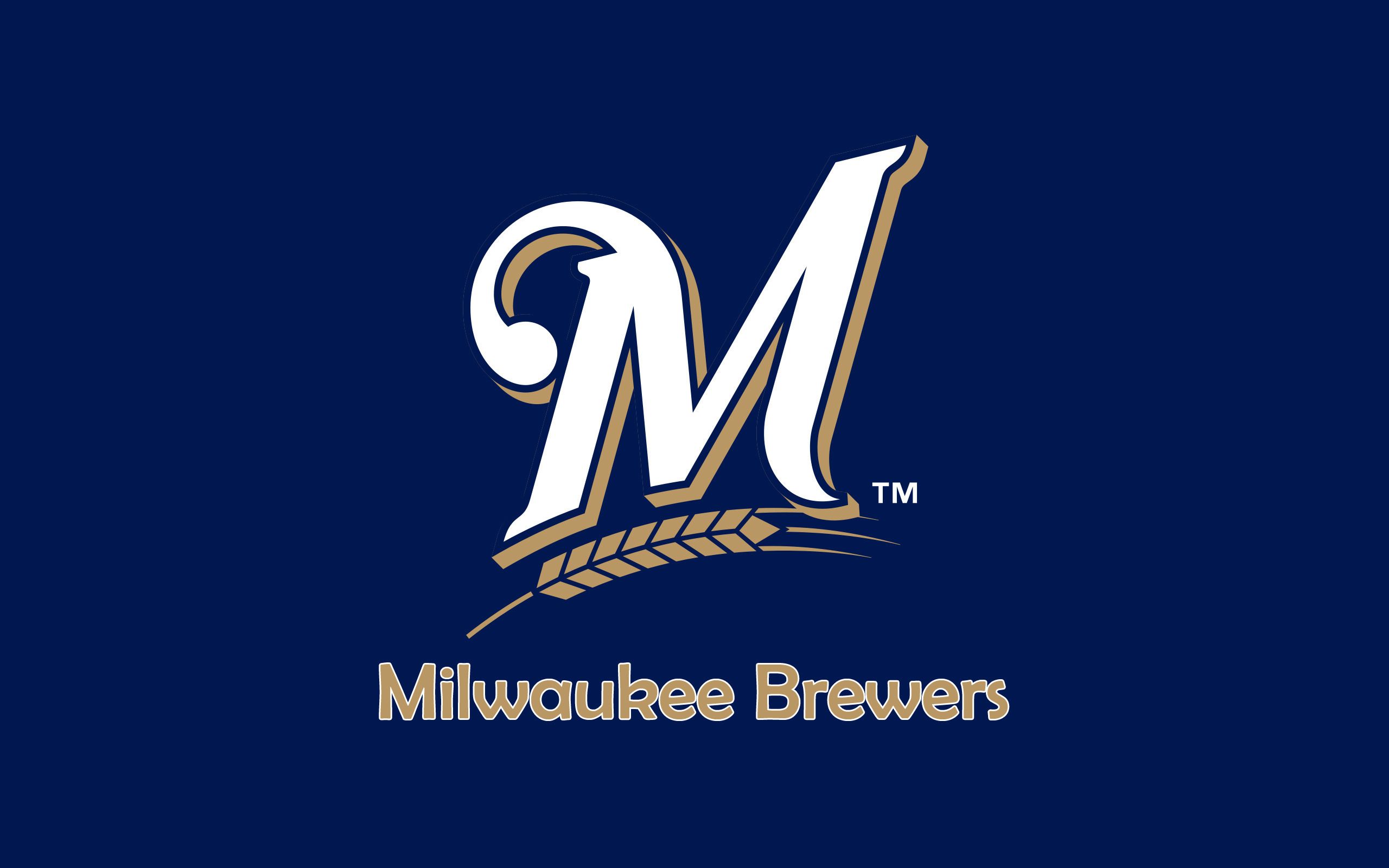 Logo Milwaukee Brewers baseball, MLB, 2560x1600 WQXGA, PC
