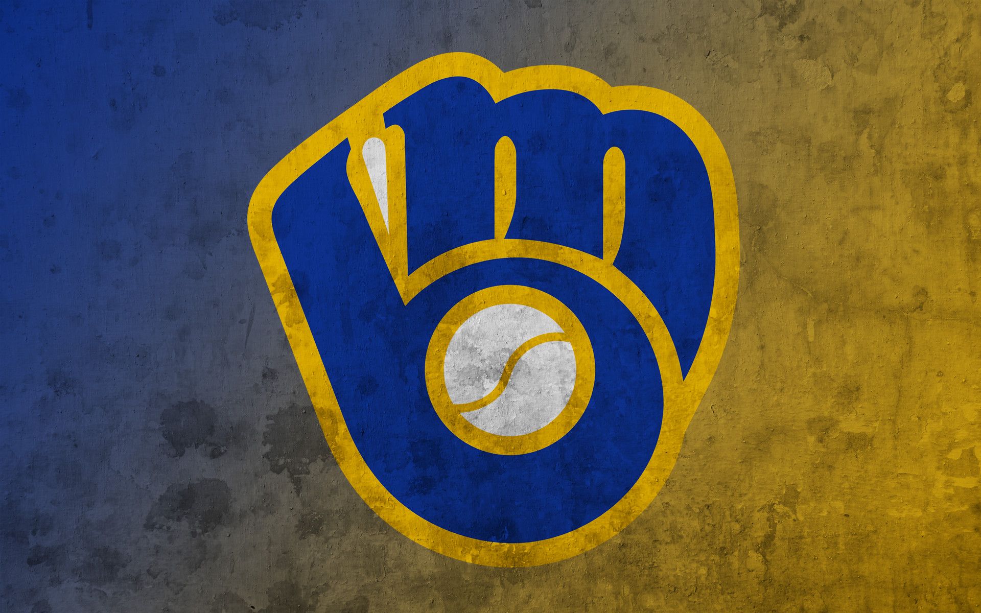 Logo Milwaukee Brewers guantone, baseball, 1080x1920 Verticale, iPhone Plus