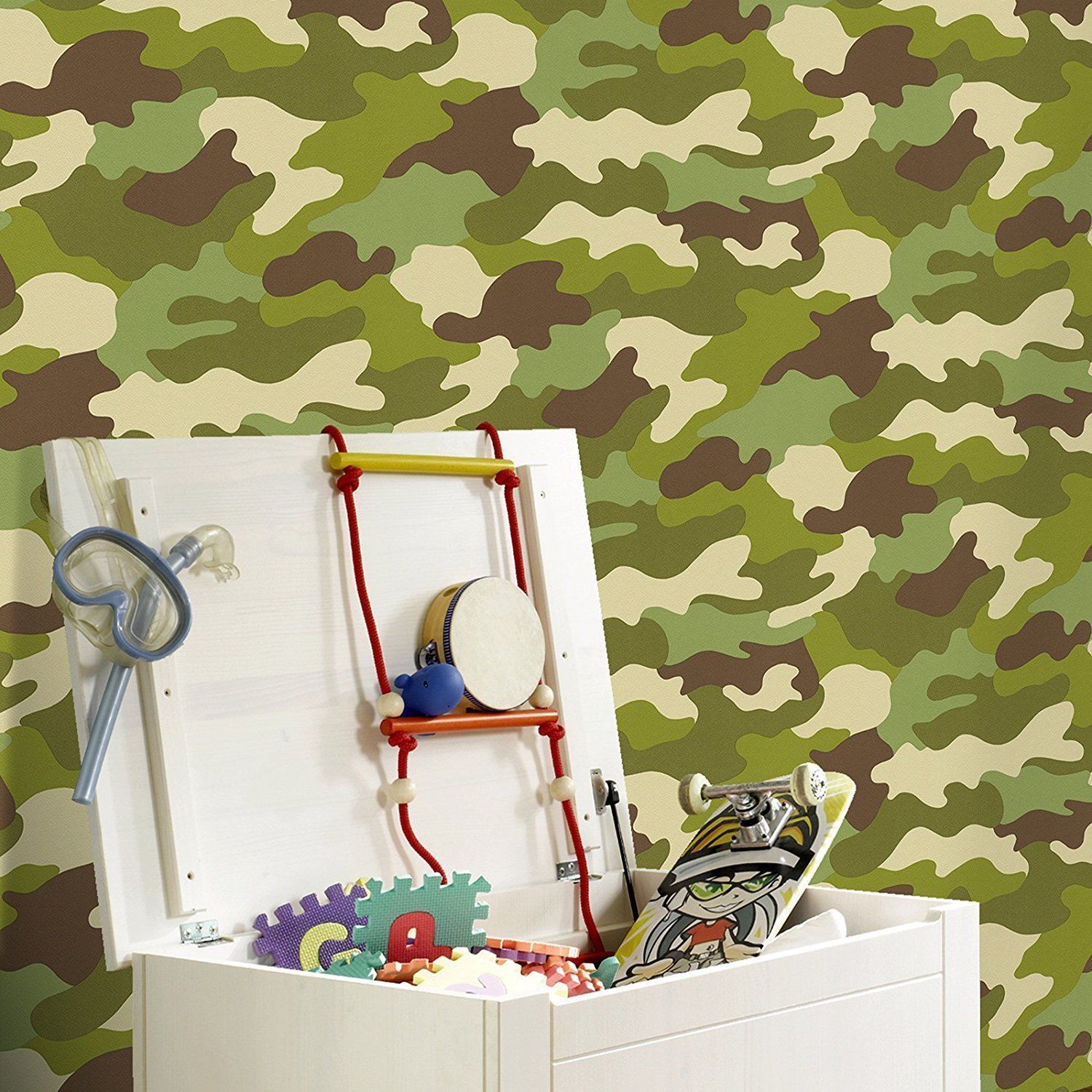 Carta da parati camouflage militare verde, 1500x1500 HD, Desktop