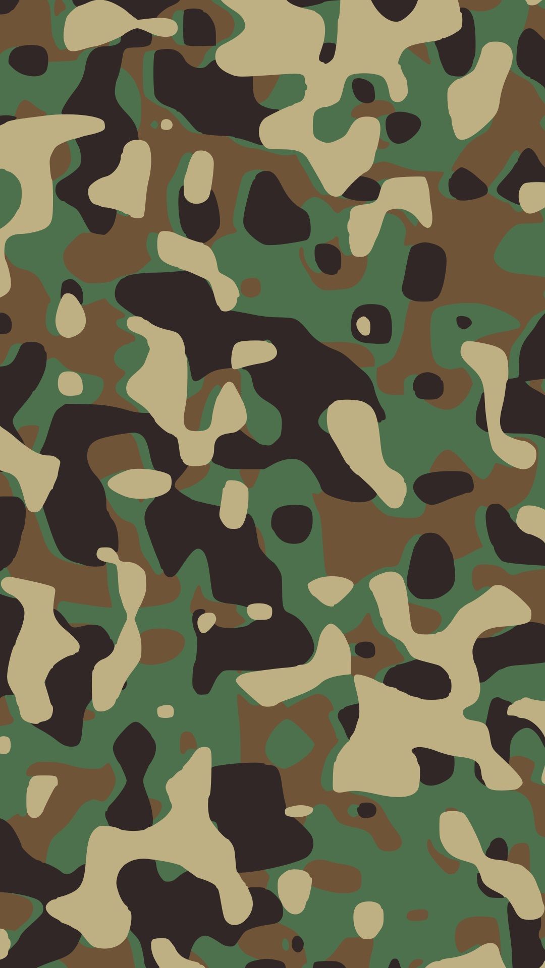 Motivo mimetico militare verde, 1080x1920 Verticale, Telefono