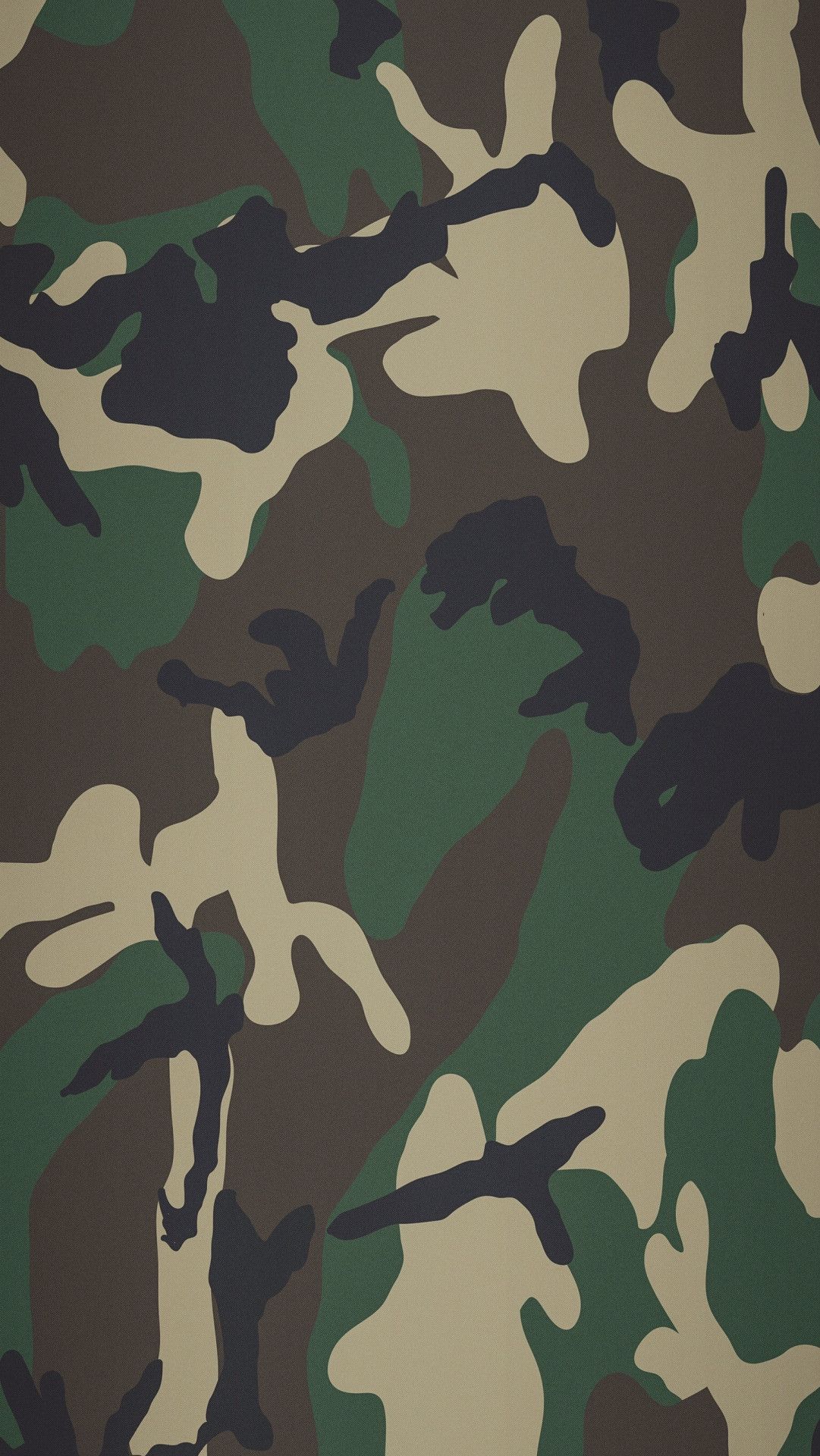 Motivo mimetico militare verde marrone, 1081x1920 Verticale, Android