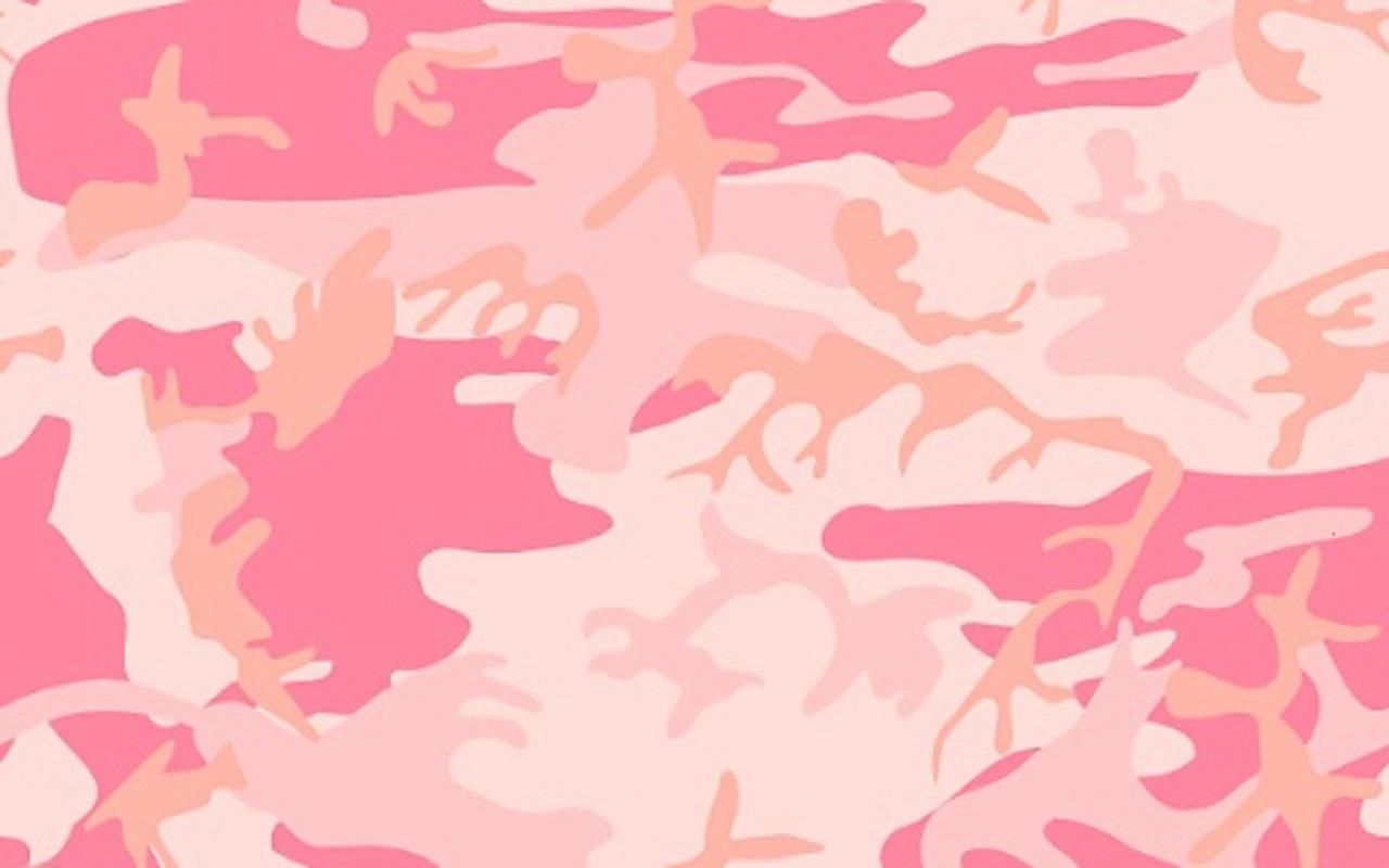 Pattern mimetico rosa pastello, 1280x800 720p, Monitor Gaming