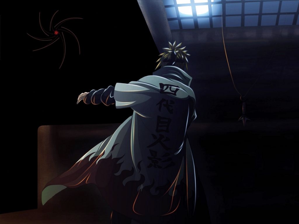 Minato Hokage stanza scura, 1024x768 HD, Desktop