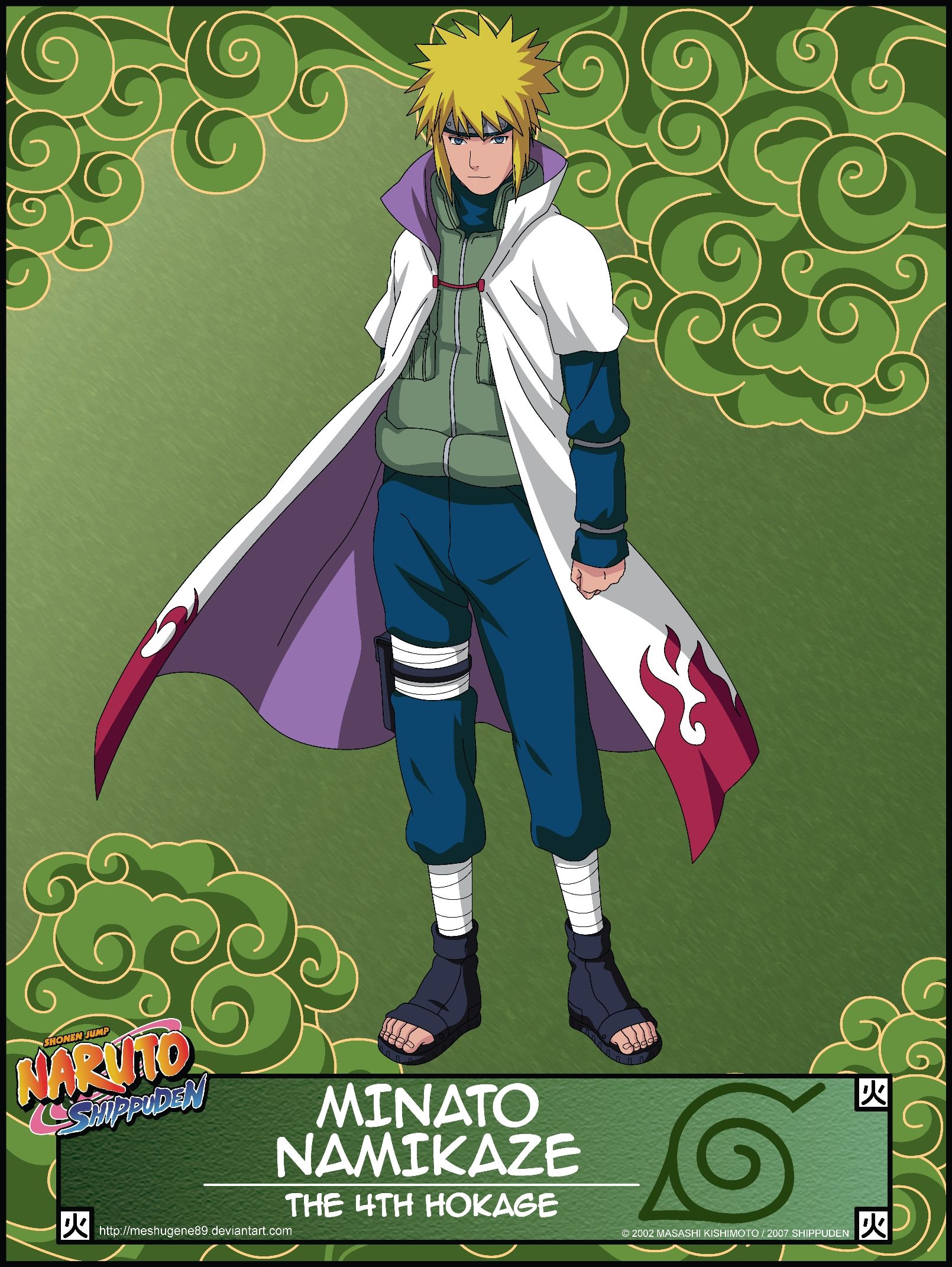 Minato Namikaze Quarto Hokage, 1610x2143 Verticale, Mobile