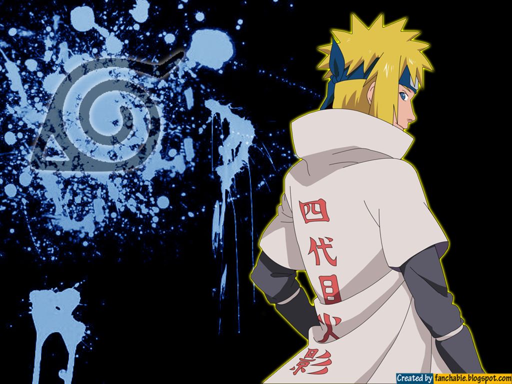 Minato Namikaze Quarto Hokage, 1024x768 HD, Laptop