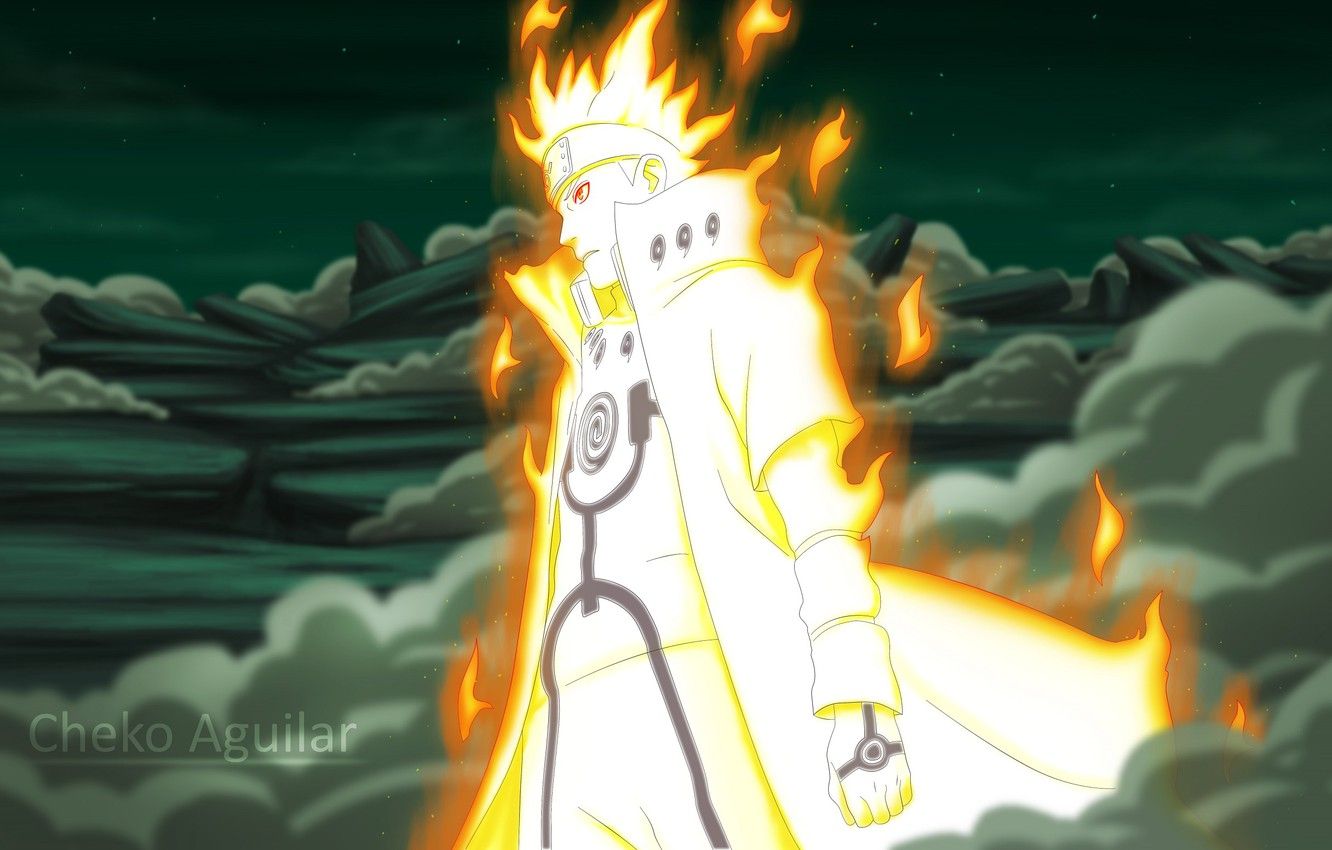 Minato Hokage Naruto fiamme, Minato Namikaze, 1332x850 HD, Desktop