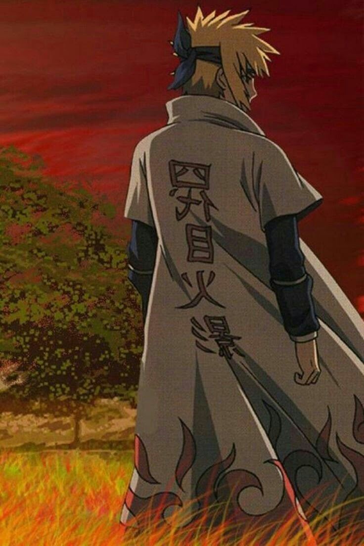 Minato Hokage mantello rosso, 736x1104 Full HD Verticale, iPhone
