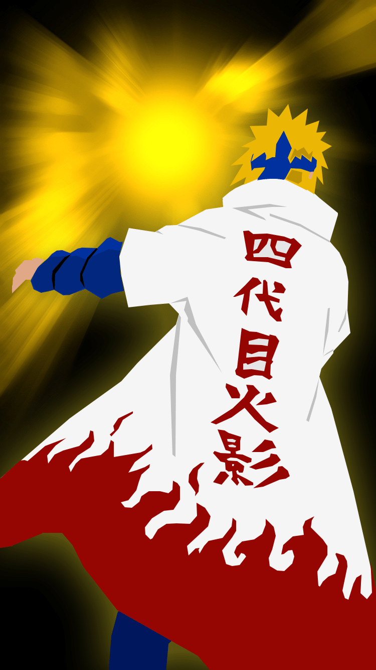Minato Hokage Naruto, ninja, 750x1334 Verticale, Telefono