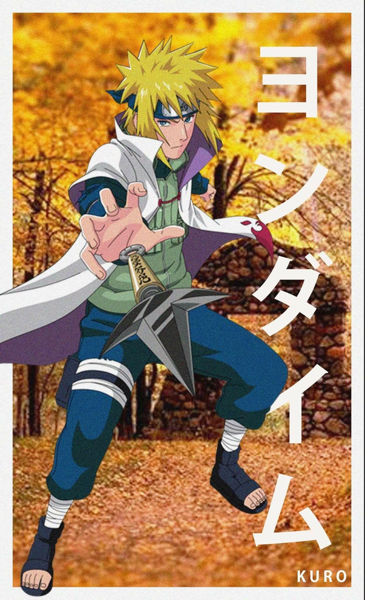 Minato Namikaze Quarto Hokage, 1246x2048 Verticale, Telefono