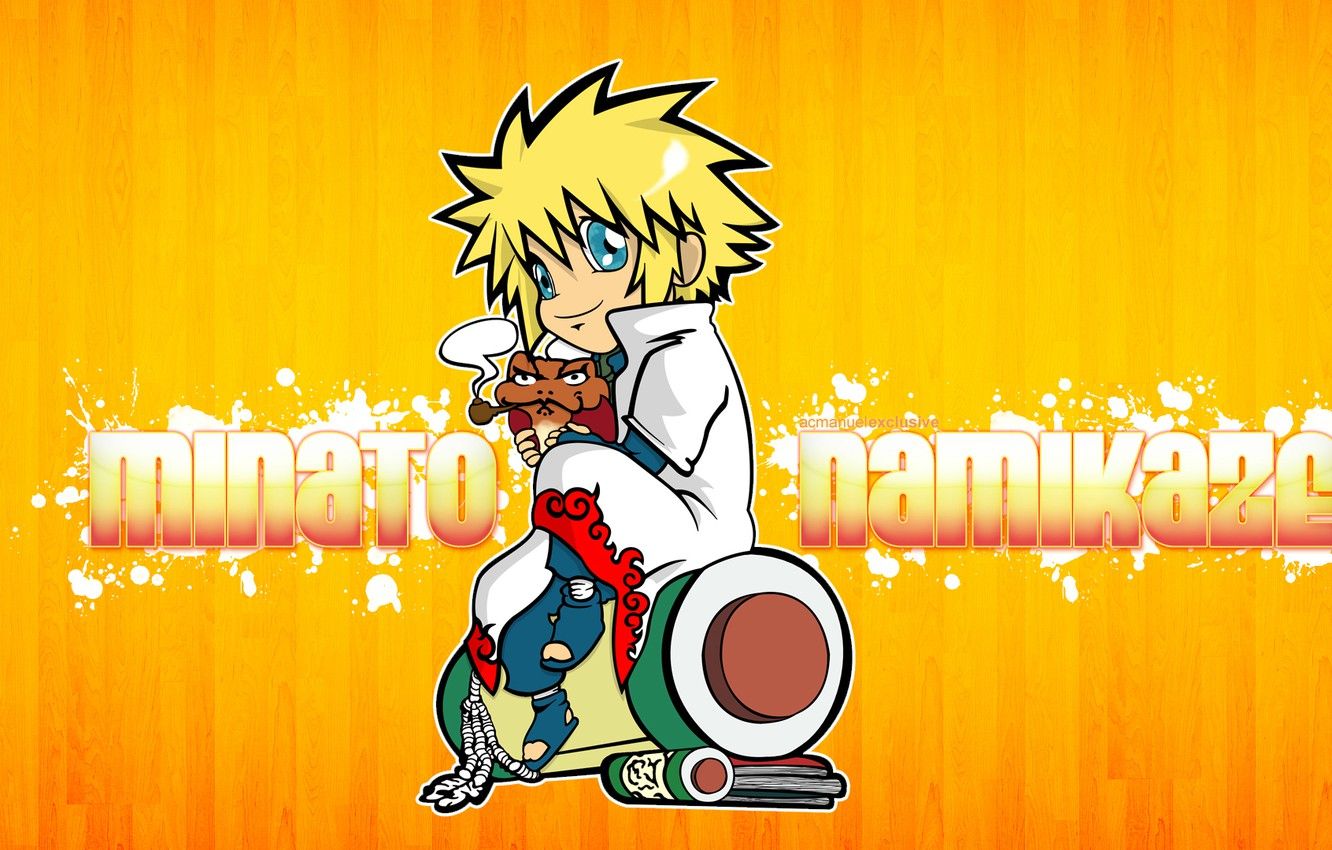 Minato Namikaze chibi Naruto, 1332x850 720p, Laptop