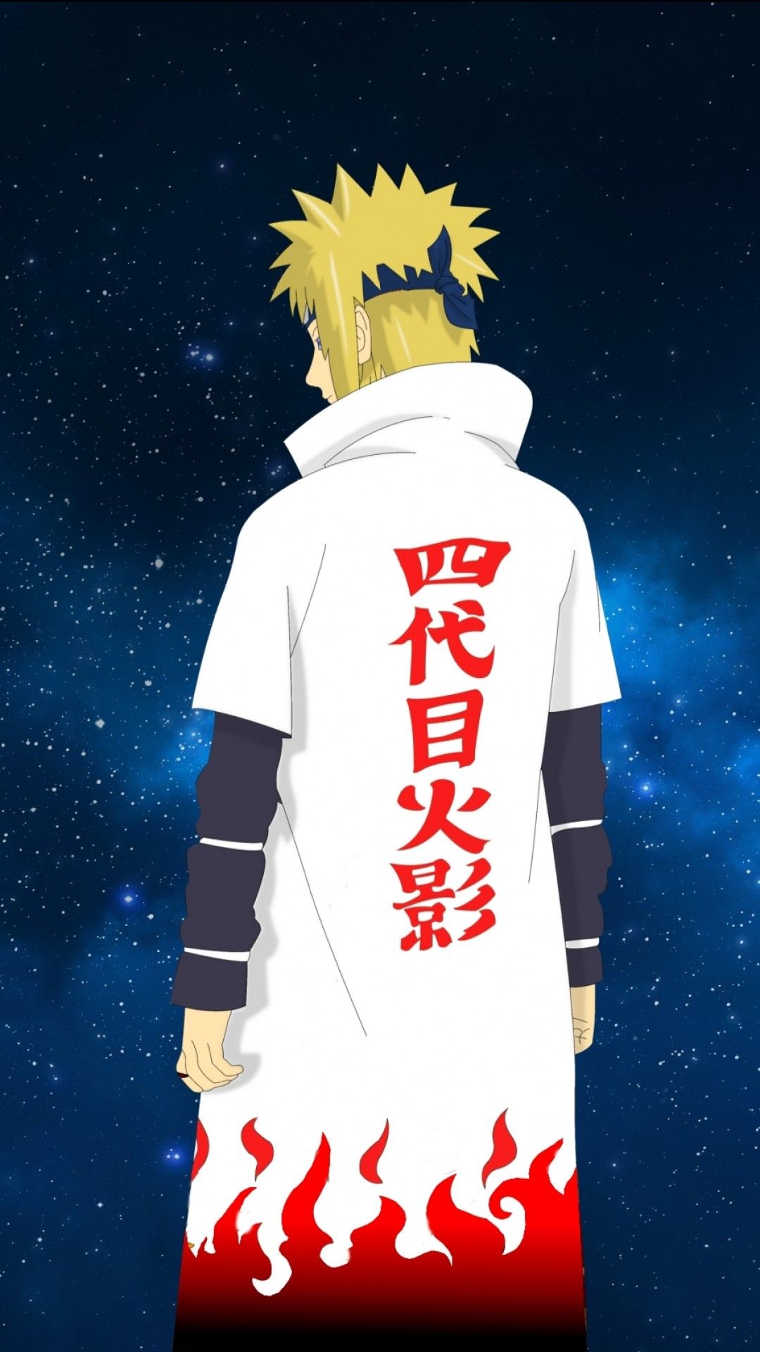 Minato Namikaze Hokage mantello, Naruto, 1080x1920 Verticale, Mobile
