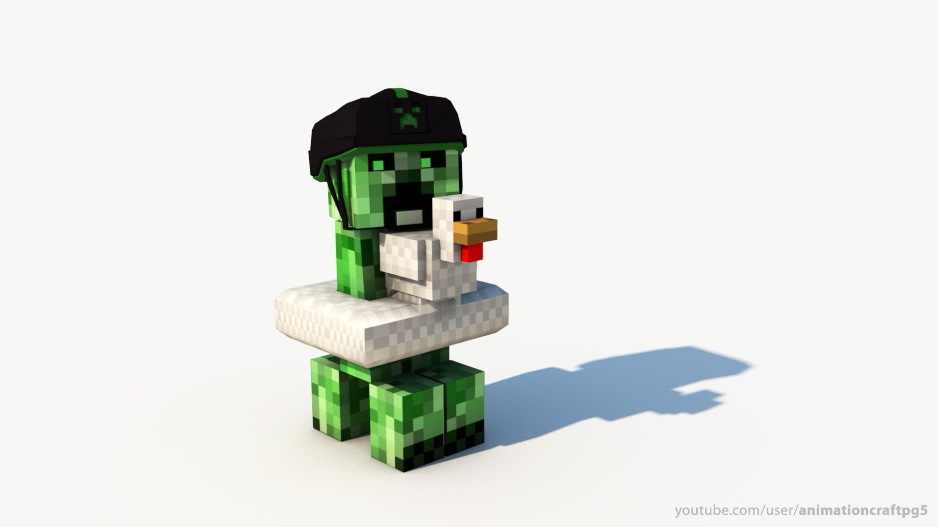 Minecraft casa nello spazio, 1360x768 HD, PC Desktop