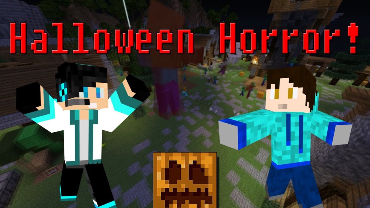 Minecraft Halloween Horror logo, 1600x1200 HD Ready, Desktop