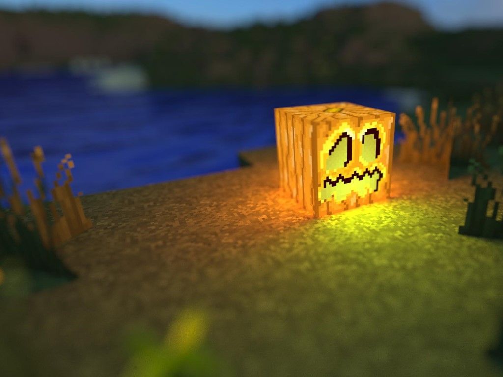 Zucche di Halloween illuminate, 1600x1200 HD, Lenovo Legion