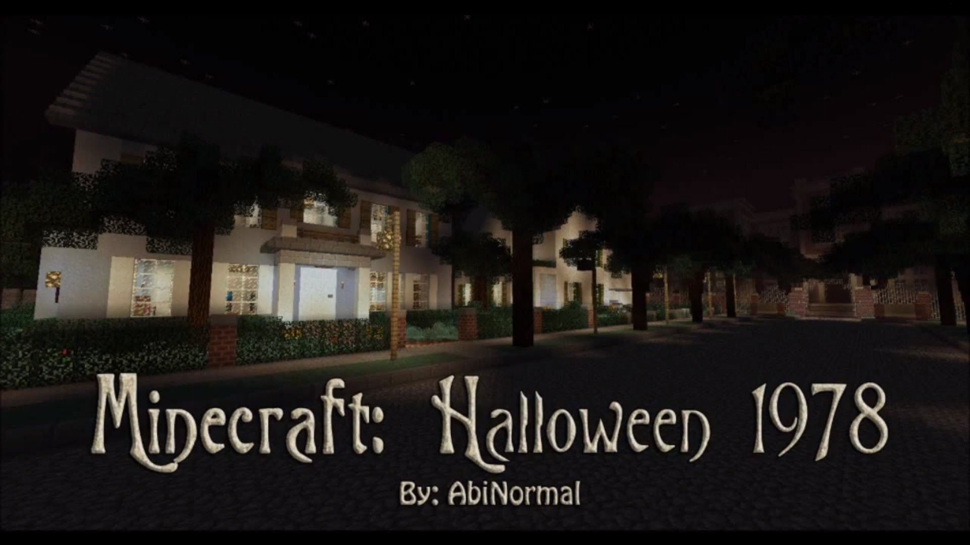 Zucche di Halloween Minecraft notte, 1920x1080 Full HD 1080p, Desktop