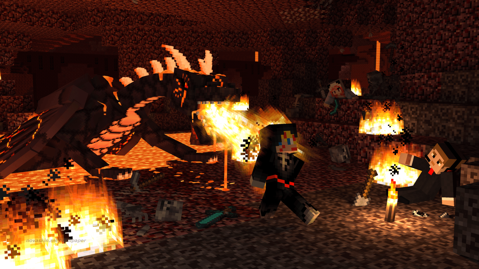 Minecraft castello Halloween Hunt, 1920x1080 Full HD 1080p, PC Desktop