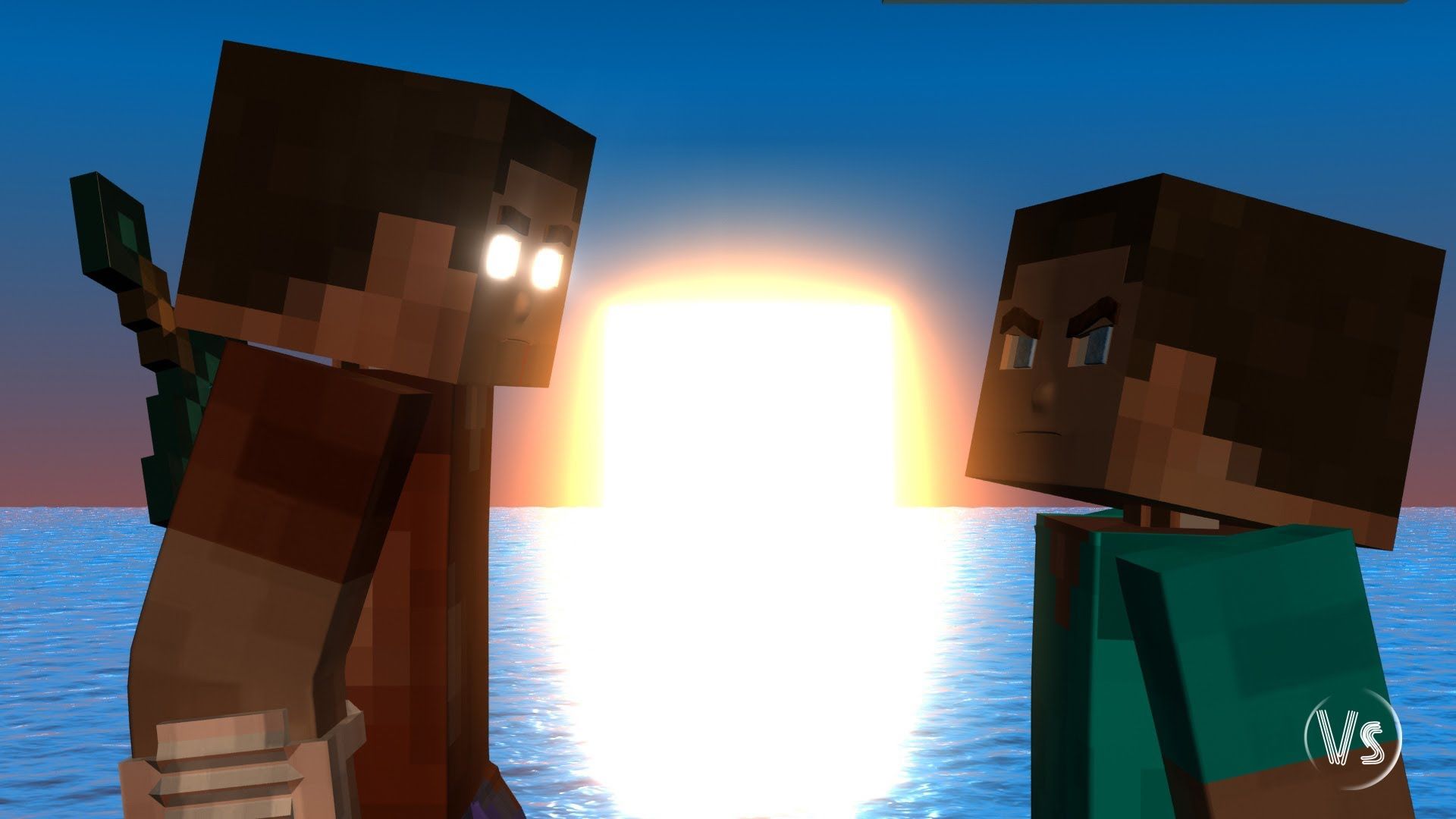 Herobrine e Steve Minecraft, gioco sandbox, 1920x1080 Full HD 1080p, Desktop