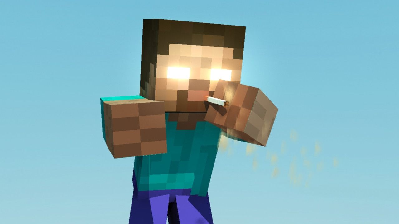 Herobrine Minecraft occhi luminosi, 1280x720 720p, Laptop