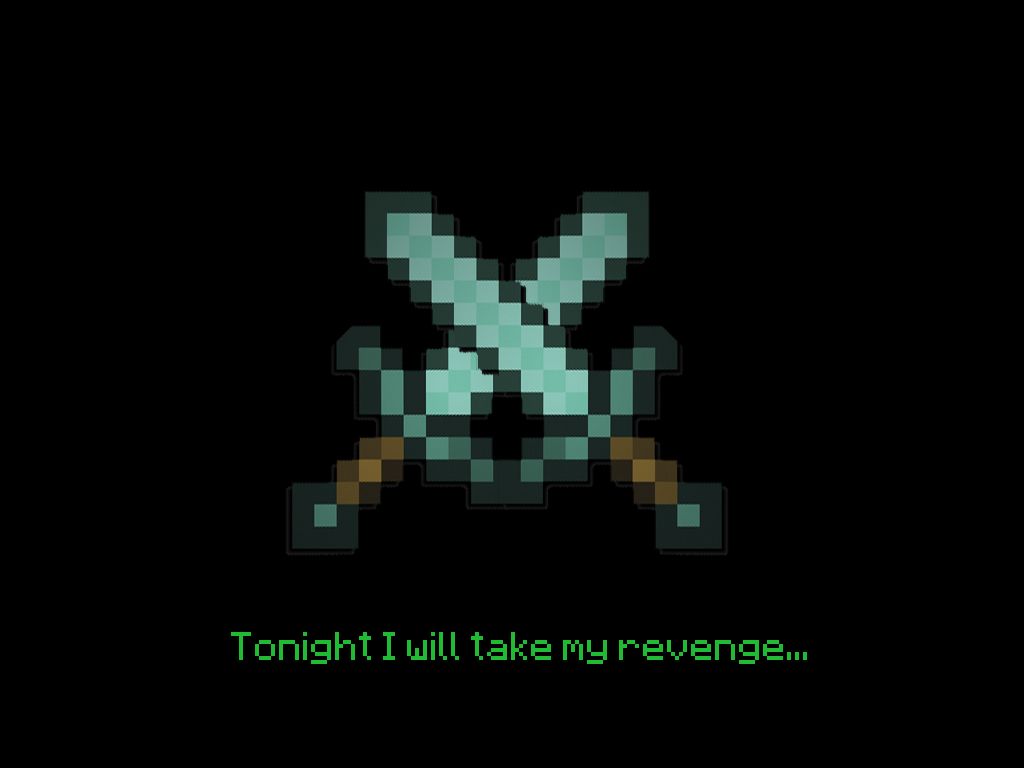 Spade incrociate Minecraft pixel, 1024x768 HD, PC Desktop