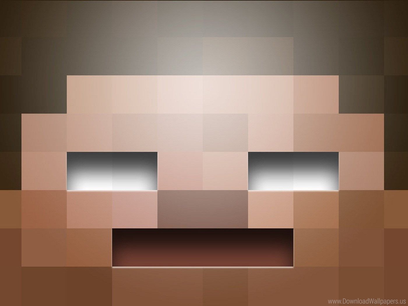 Herobrine volto Minecraft, 1400x1050 720p, Laptop