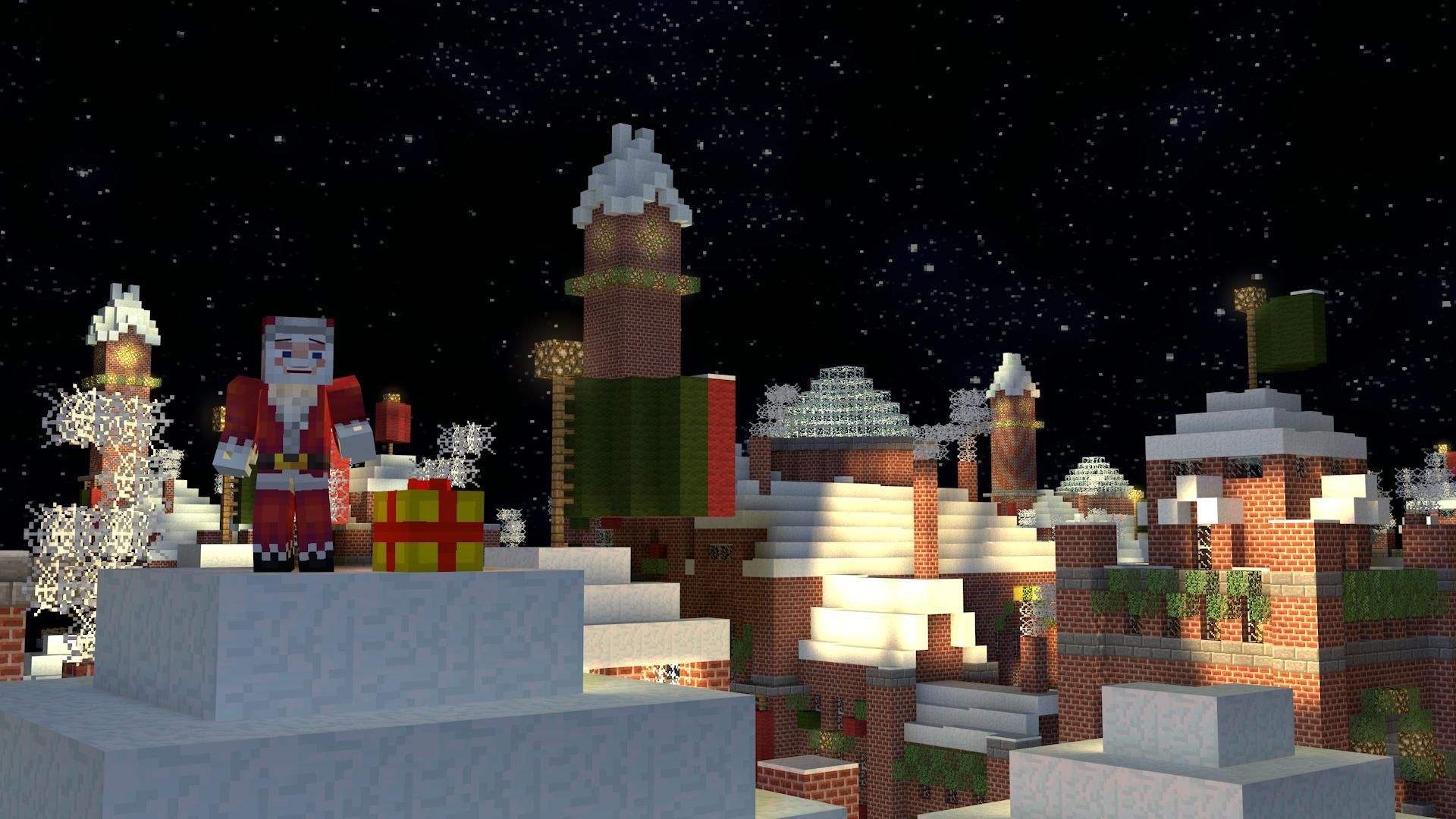Albero di Natale Minecraft, 1920x1080 Full HD, Desktop