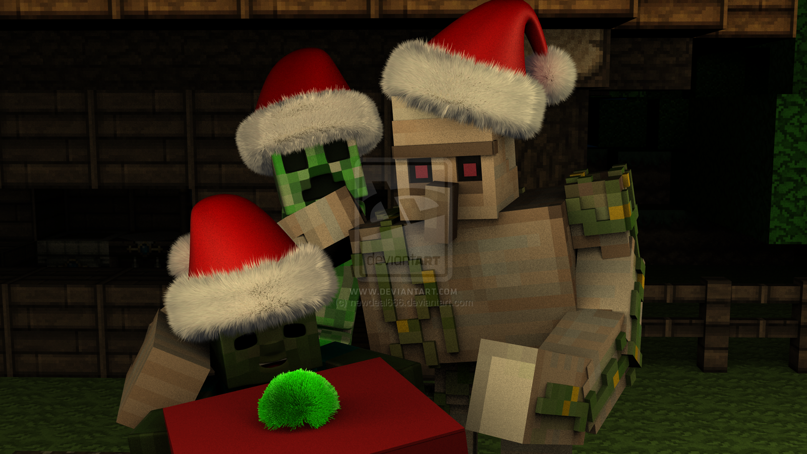 Minecraft Natale personaggi neve, 1920x1080 1080p, PC Desktop