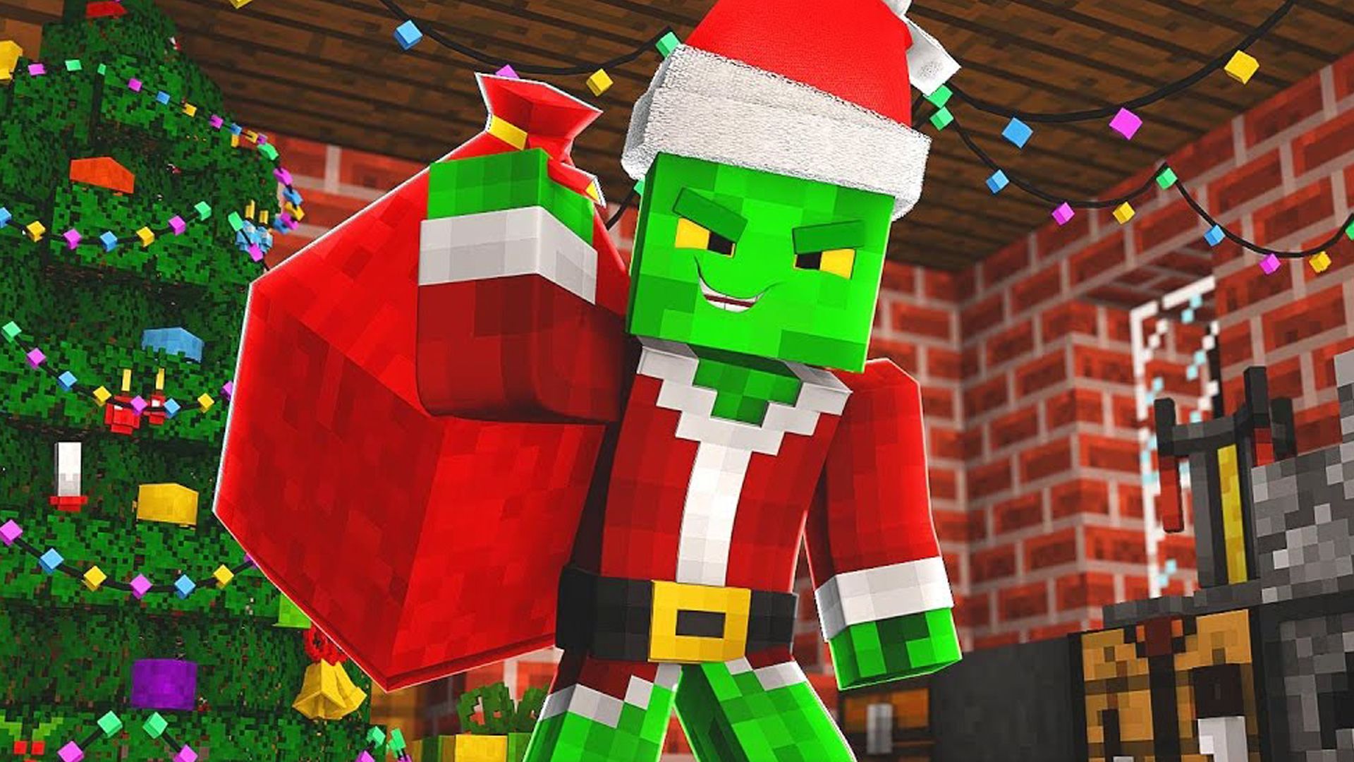 Minecraft skin natalizie festive, 1500x889 HD, Desktop