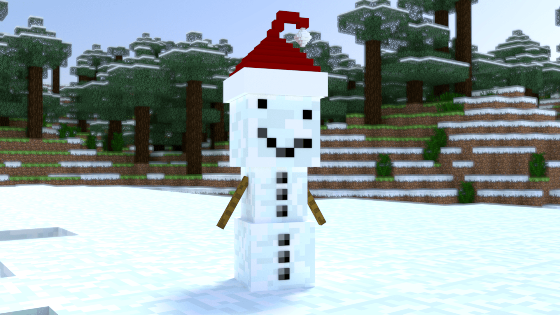 Albero di Natale Minecraft, 1280x800 HD, Desktop
