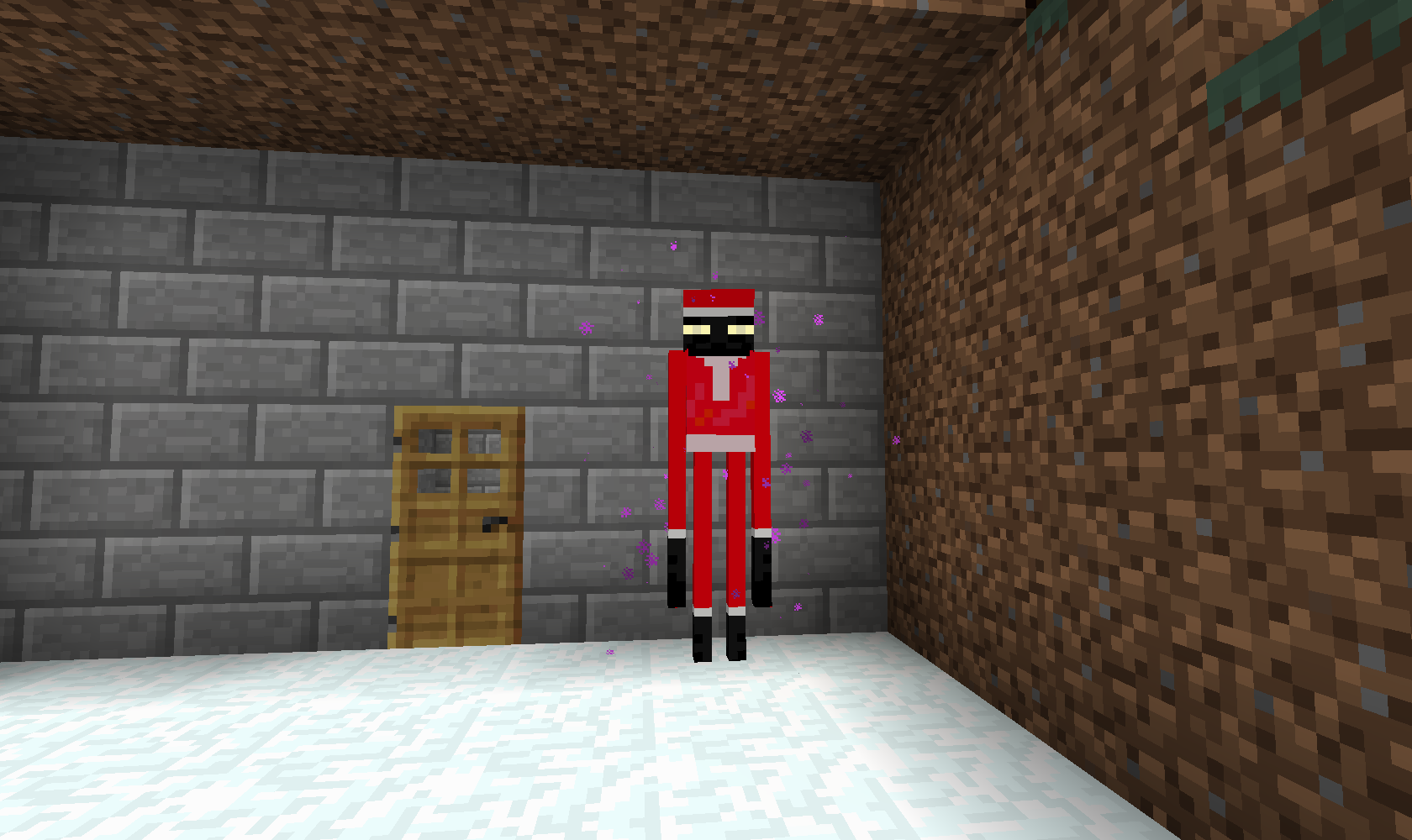Minecraft personaggio regalo Natale, 1280x720 720p, PC