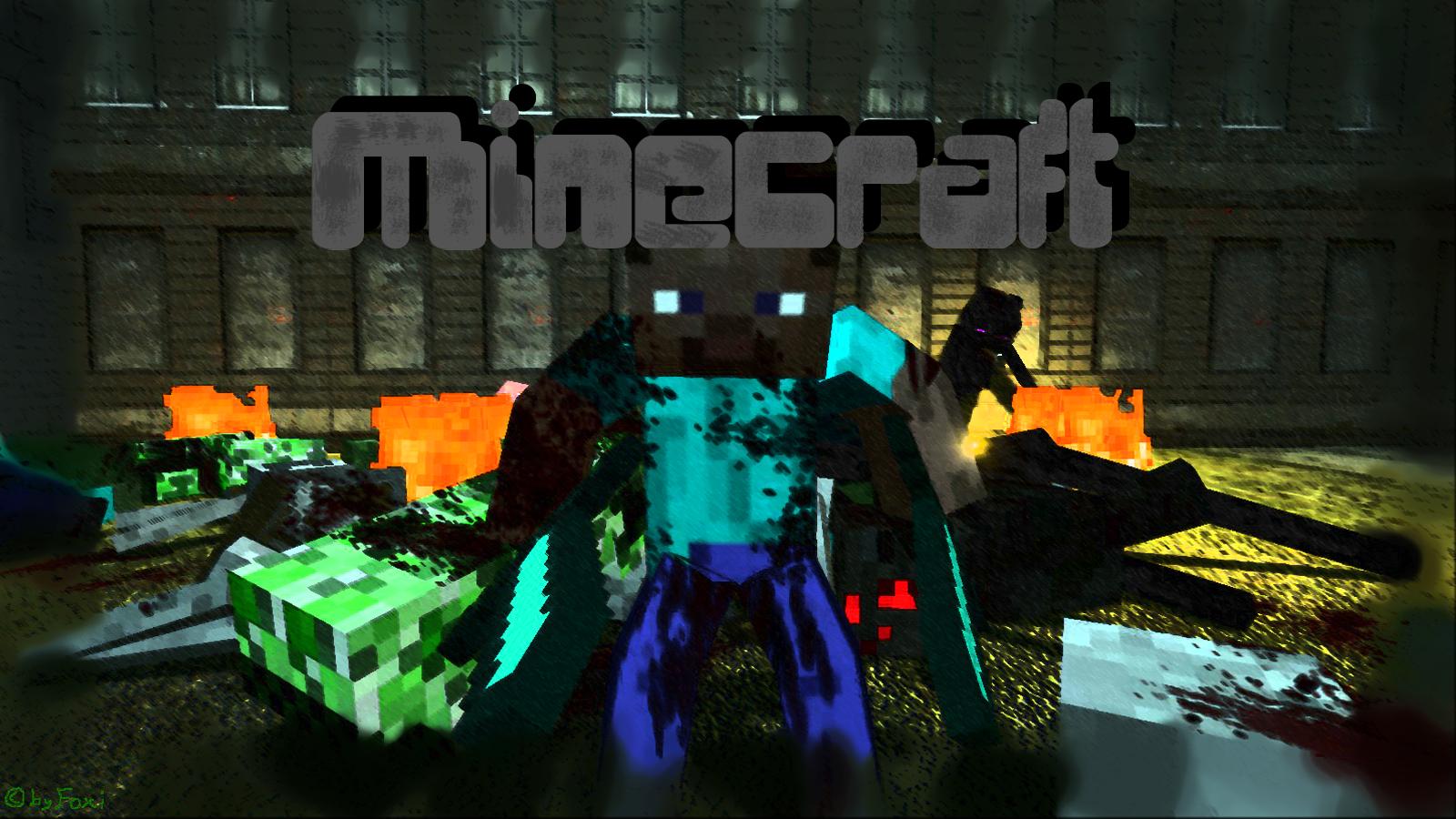 Zombie Minecraft occhiali Bottle Flip, 1280x720 720p, PC
