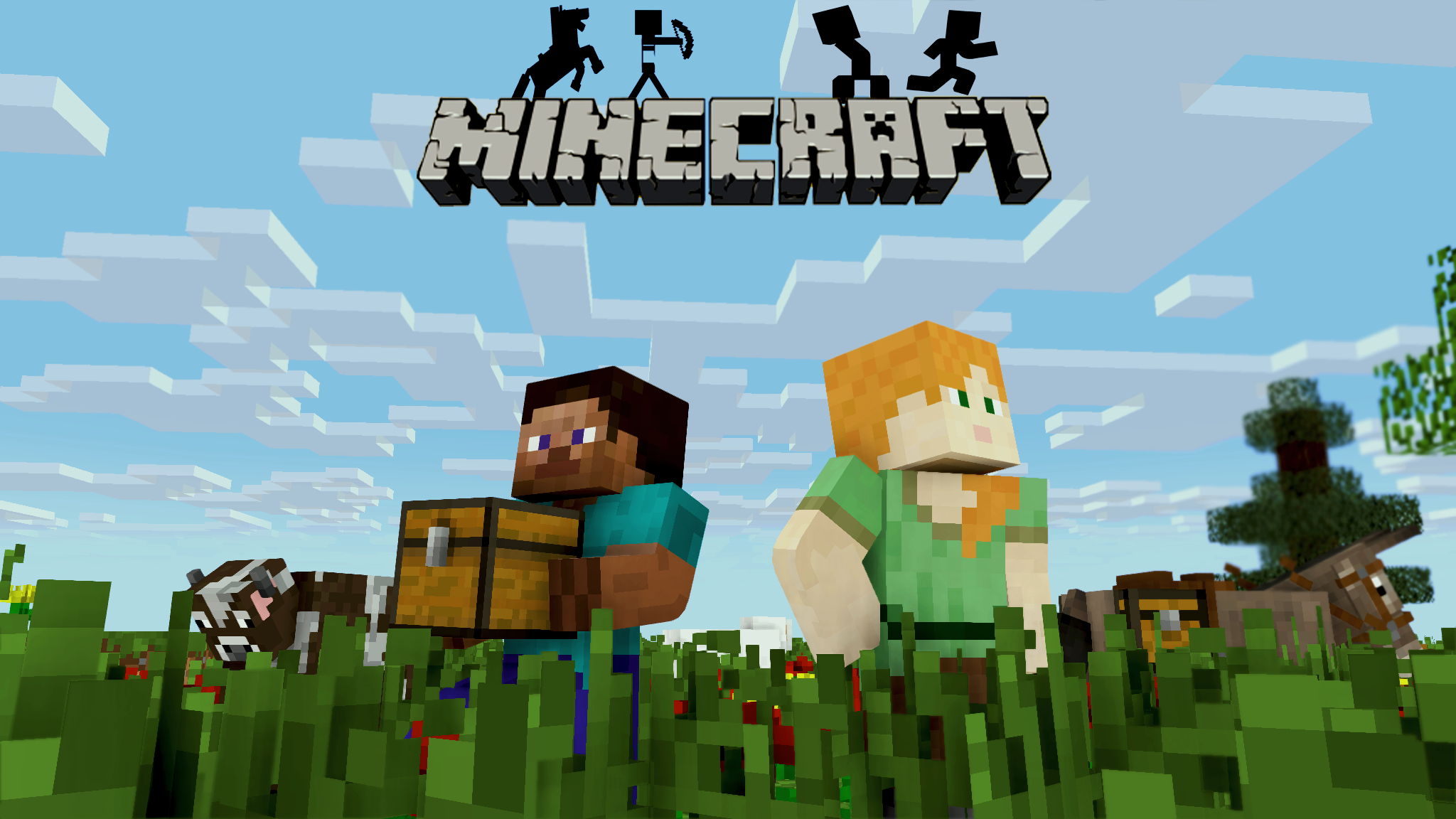 Steve Minecraft di notte, 1080x1920 Full HD Verticale, Smartphone