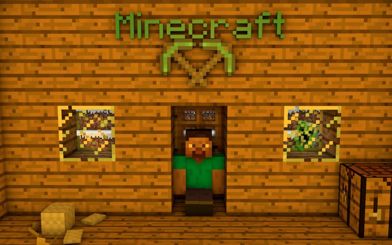 Creeper stile Minecraft con TNT, 1920x1080 Full HD, PC
