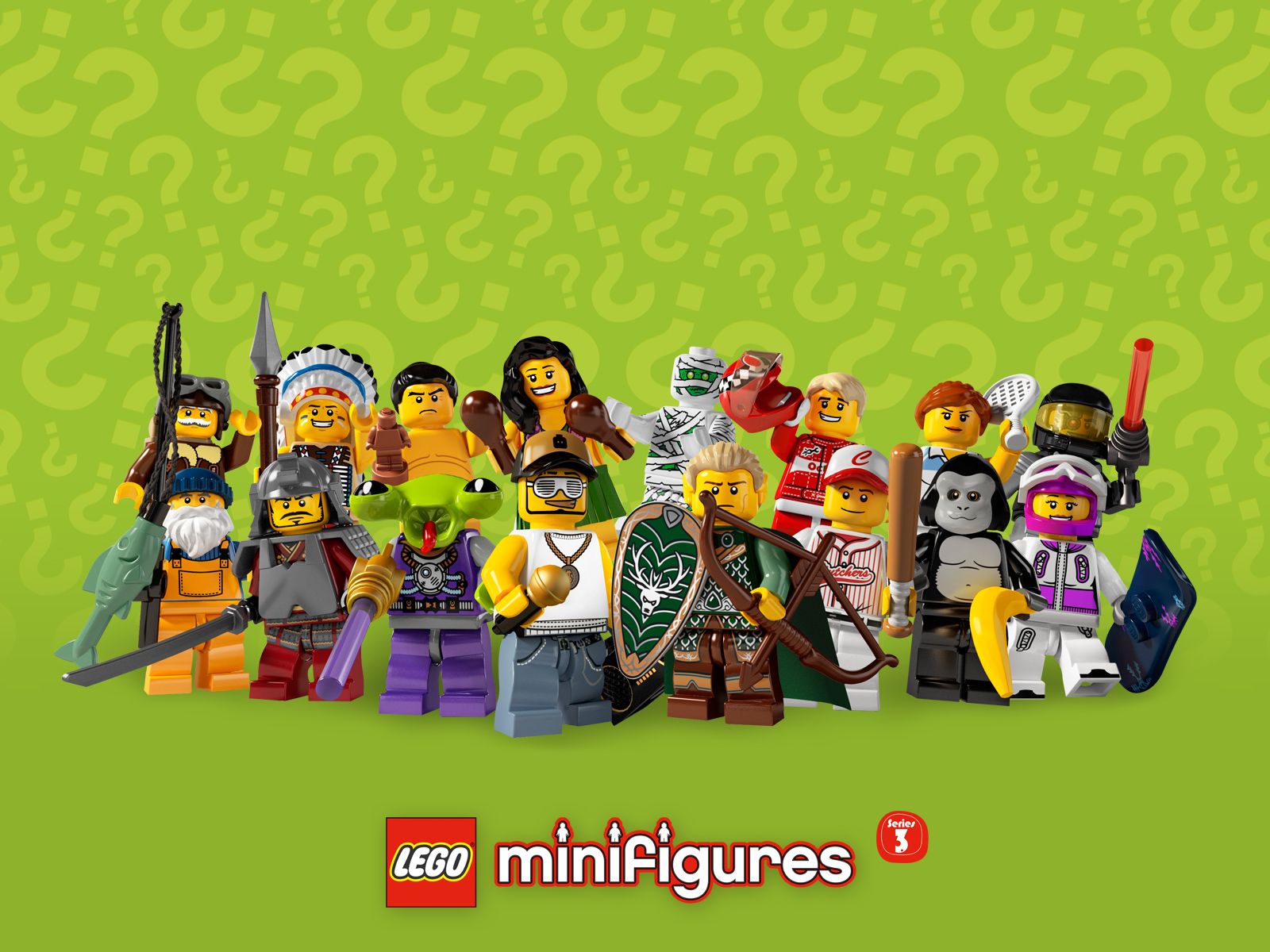 Personaggi LEGO Minifigures serie 3, 1600x1200 HD, Desktop