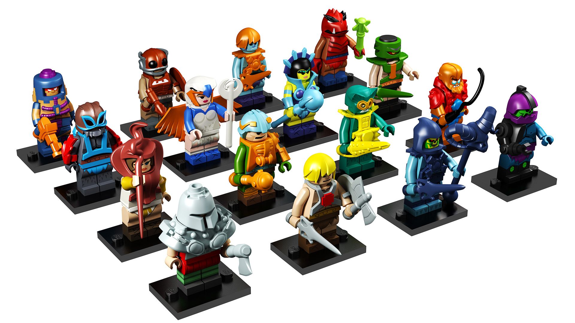 Minifigure LEGO serie assortite, 1920x1080 Full HD, Desktop