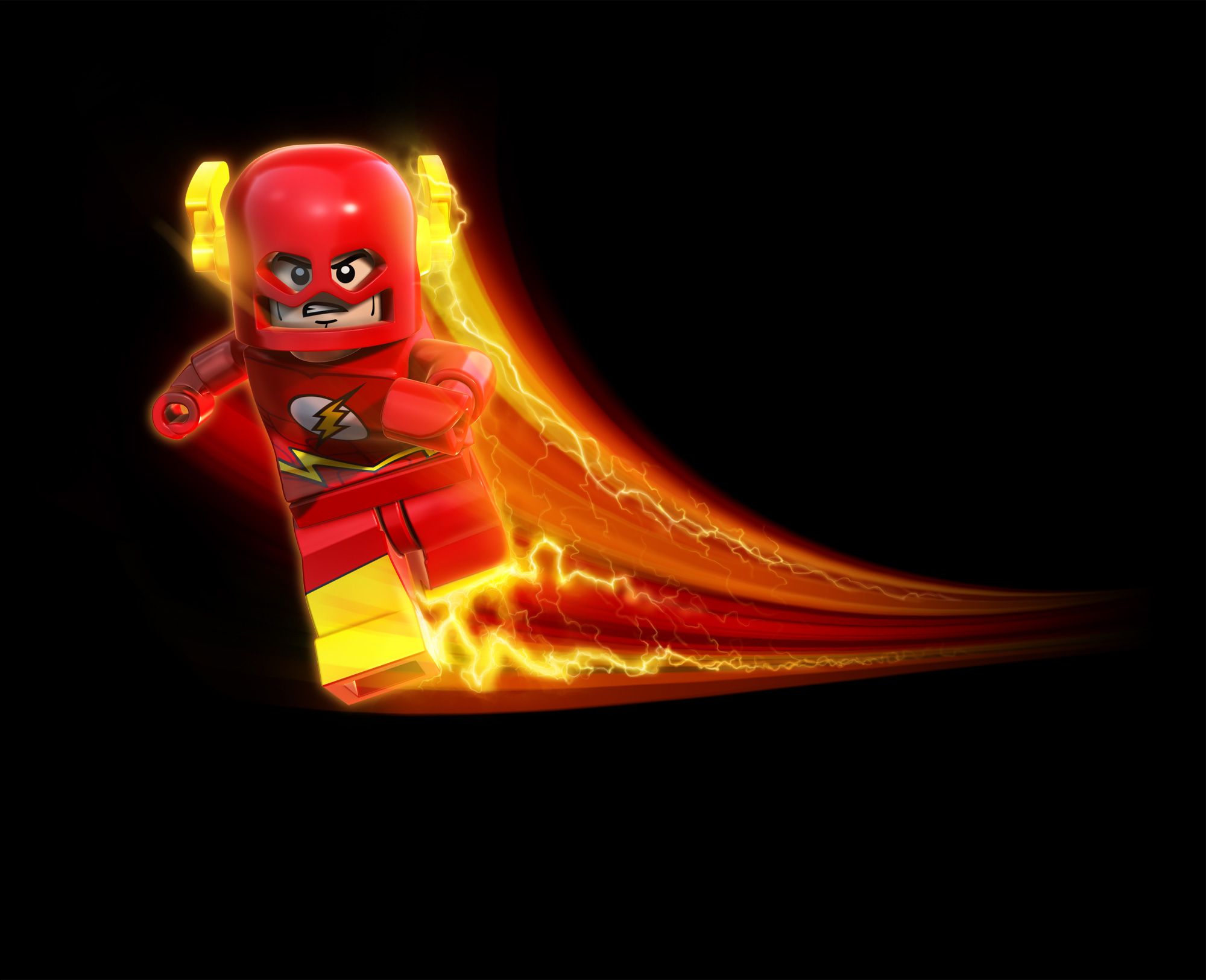 LEGO Flash minifigure, The Flash, 2000x1625 Hi-Res, Desktop