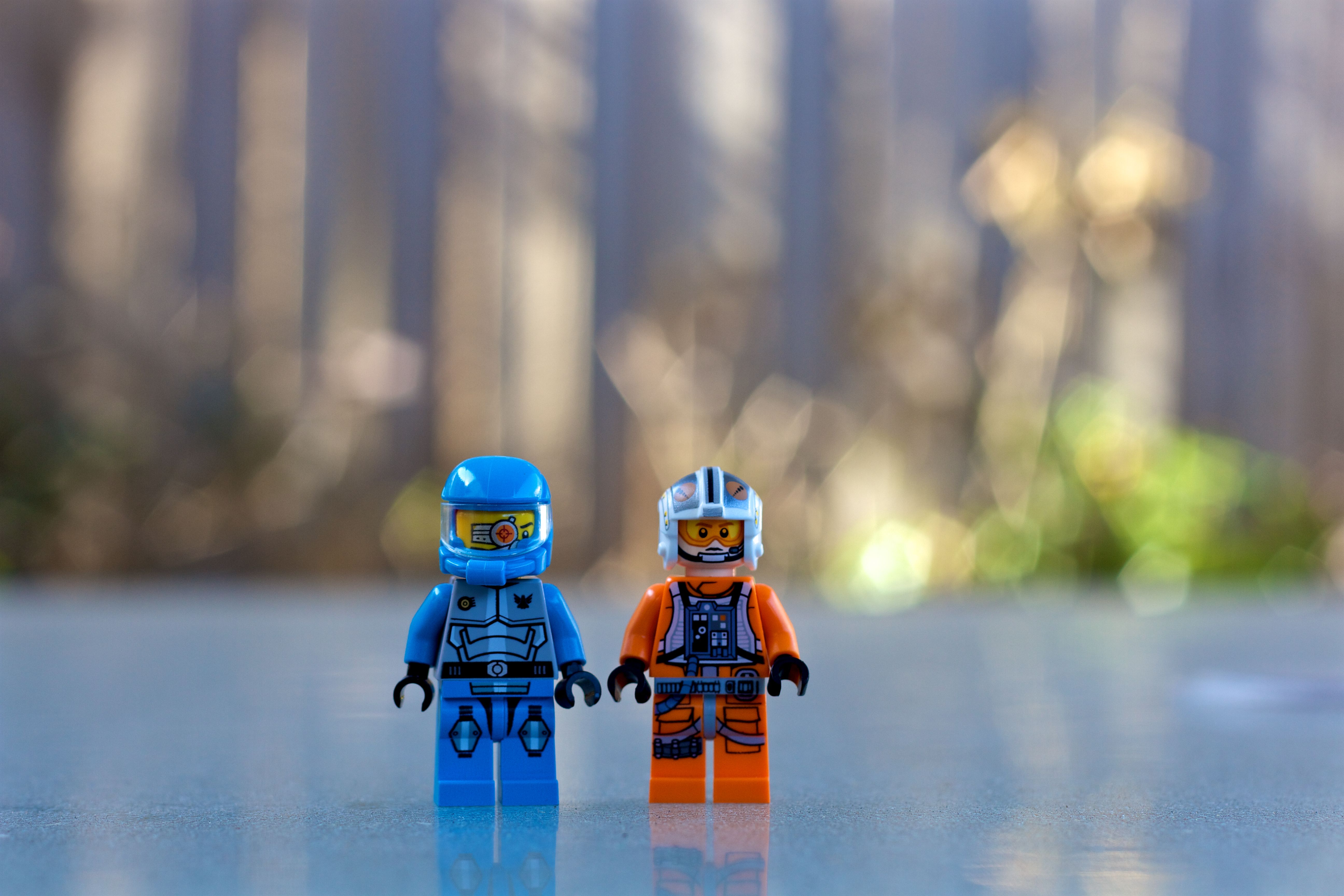 Minifigure LEGO Star Wars piloti, saga fantascientifica, 5184x3456 UHD, PC 4K