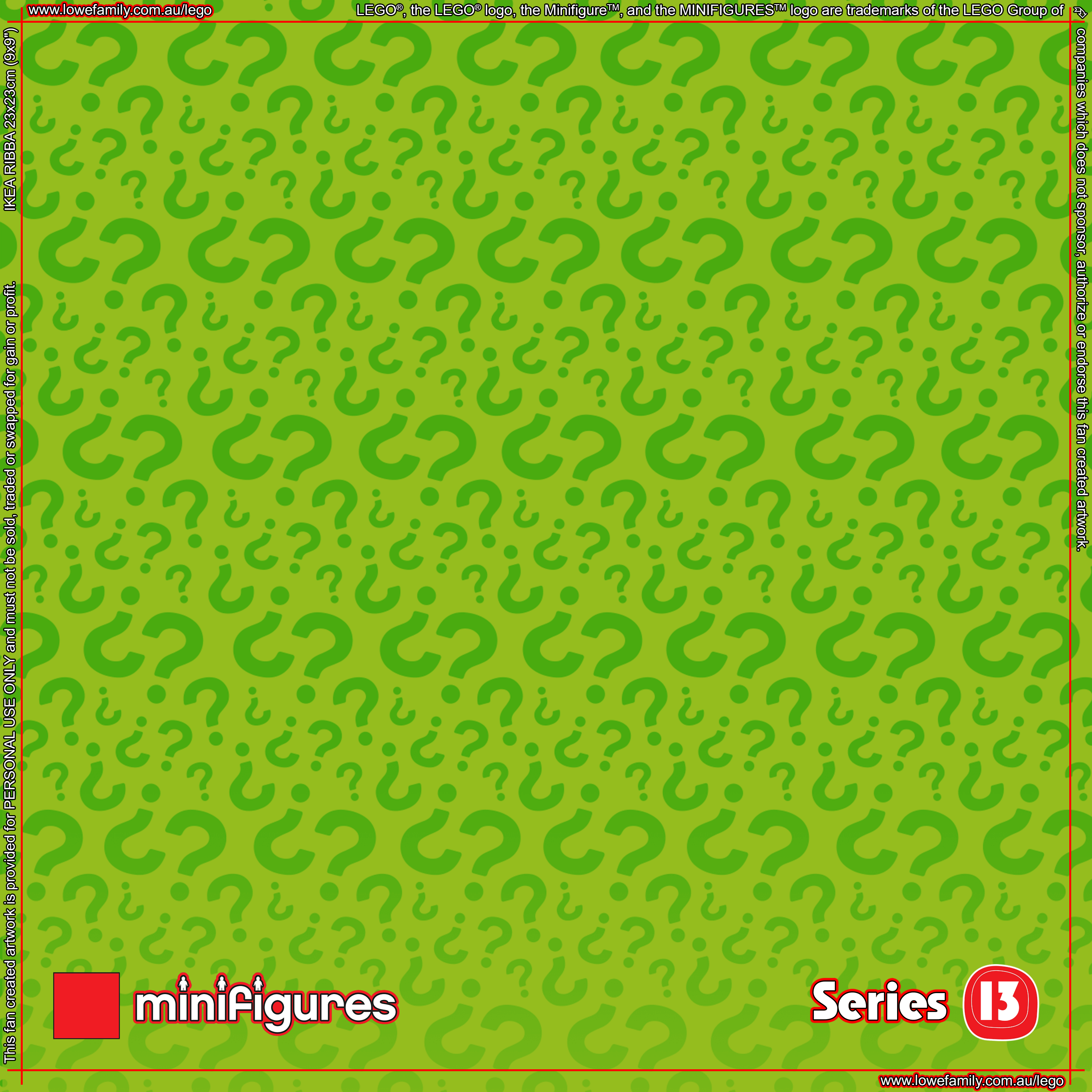LEGO Minifigures Series 13, 2835x2835 2K, Desktop