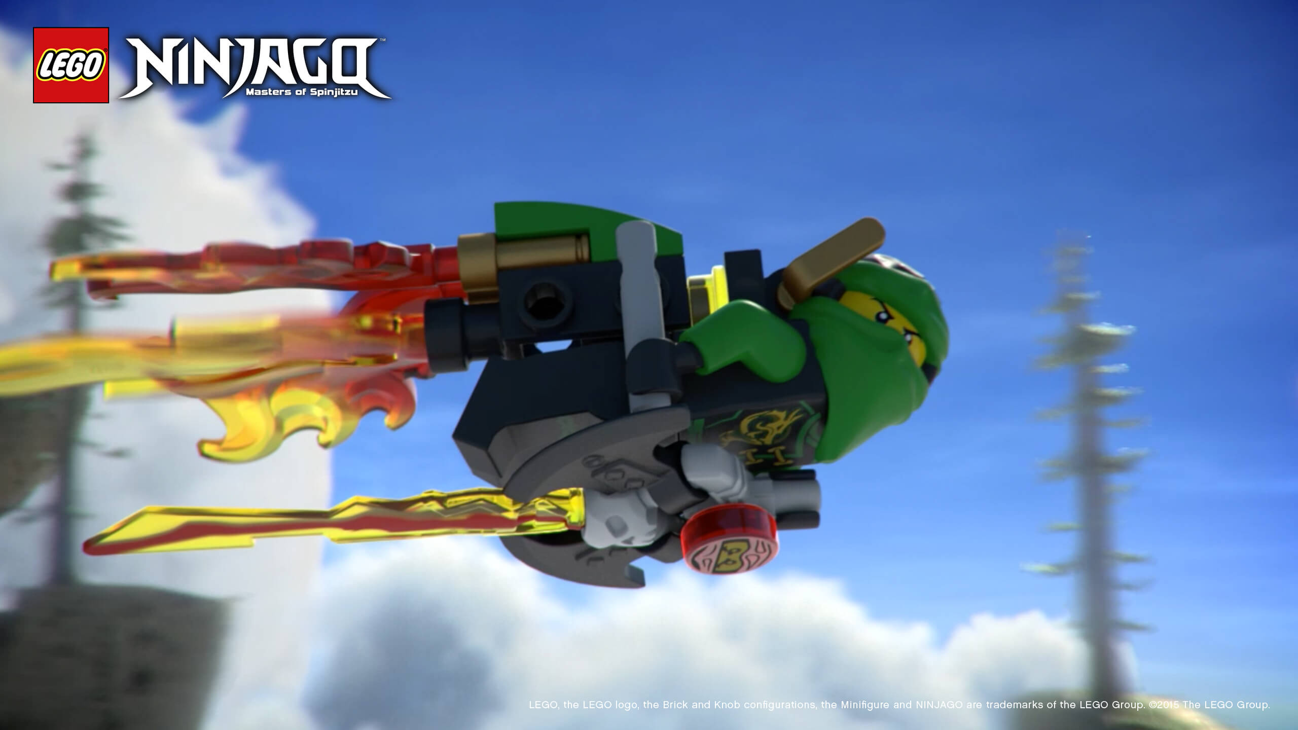 Minifigure LEGO Ninjago volante, 2560x1440 1440p, Desktop