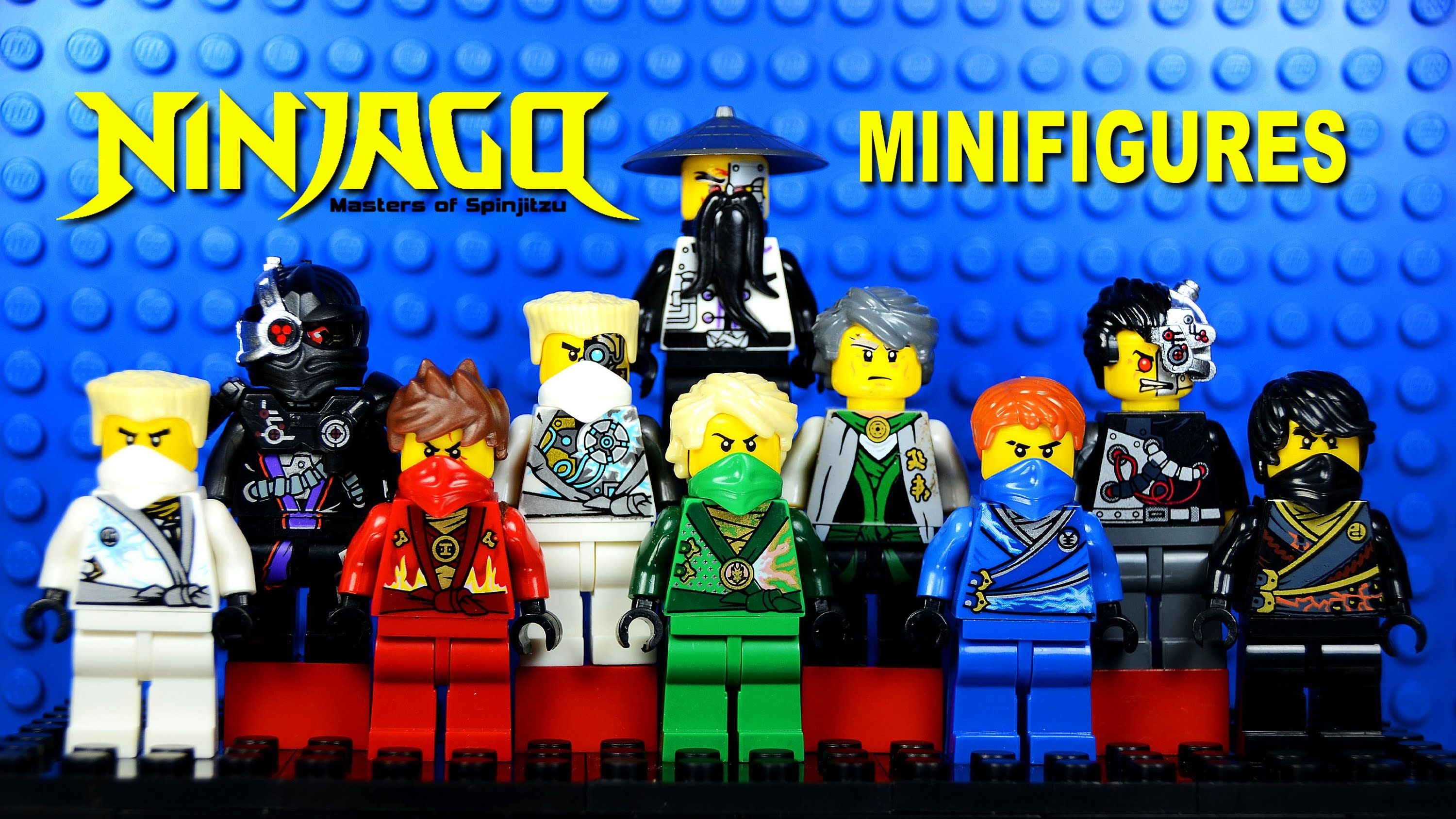 Minifigure LEGO Ninjago personaggi, 3000x1688 WQXGA, Desktop