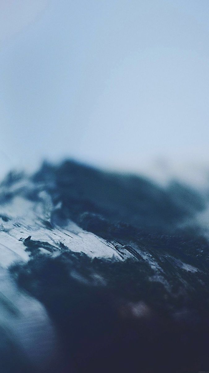 Montagna sfocata blu, 675x1200 Verticale, iPhone Pro