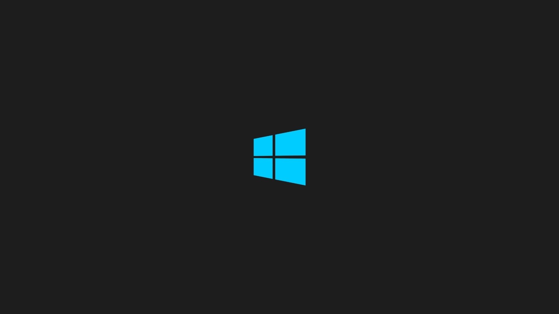 Logo Windows sfondo scuro, sistema operativo Microsoft, 1920x1080 Full HD 1080p, PC Desktop