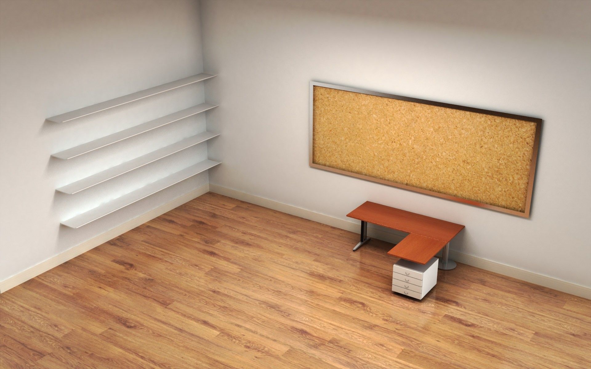 Ufficio minimale con scrivania, 1920x1200 Full HD+ WUXGA, Monitor Gaming