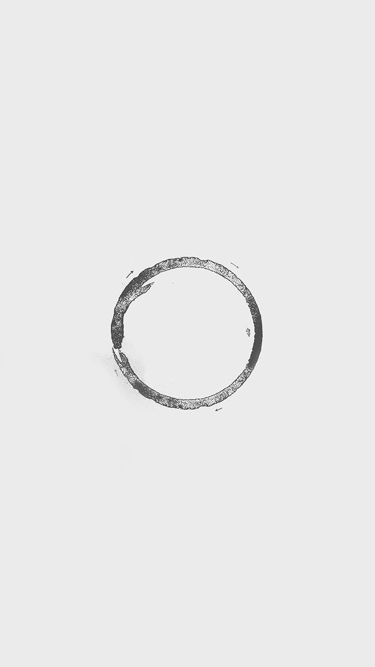 cerchio grigio texture minimal, 750x1334 Verticale, iPhone Pro