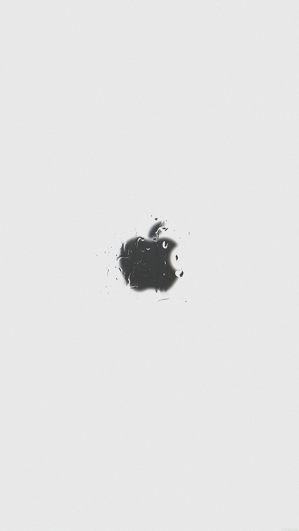 logo Apple minimalista, azienda tech, 1242x2208 Verticale, iPhone Plus