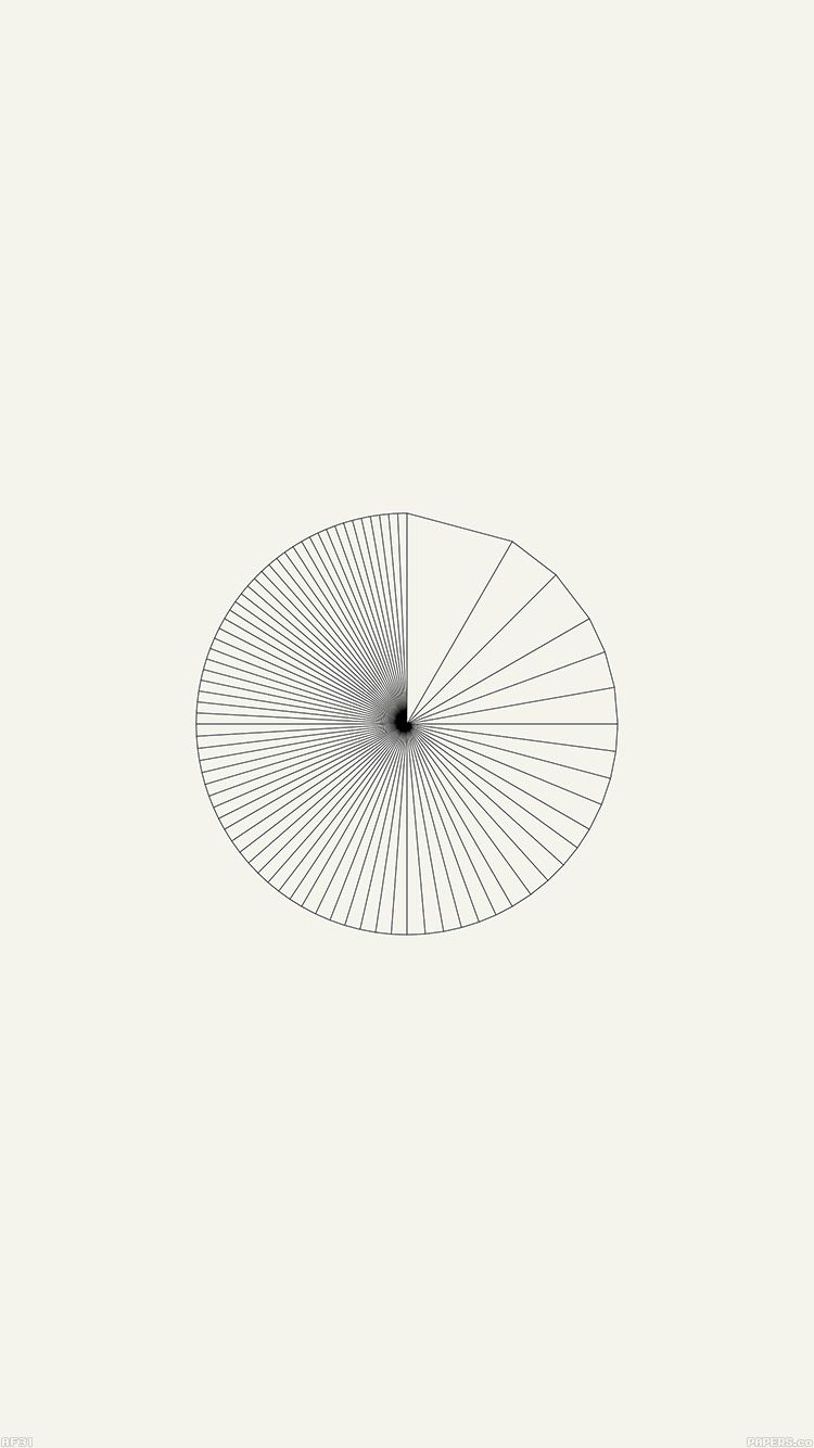 Cerchio geometrico minimalista, 750x1334 Verticale, iPhone Pro
