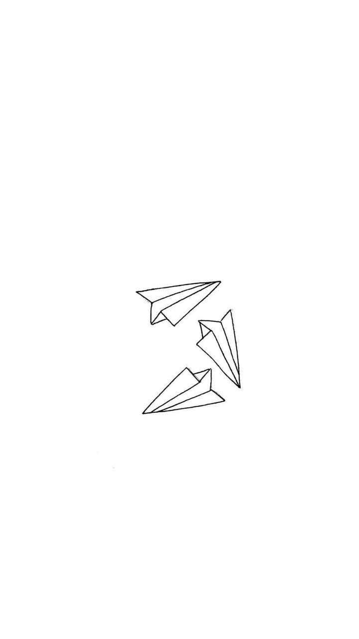 Aeroplanini di carta minimal, 720x1280 Full HD Verticale, iPhone Air