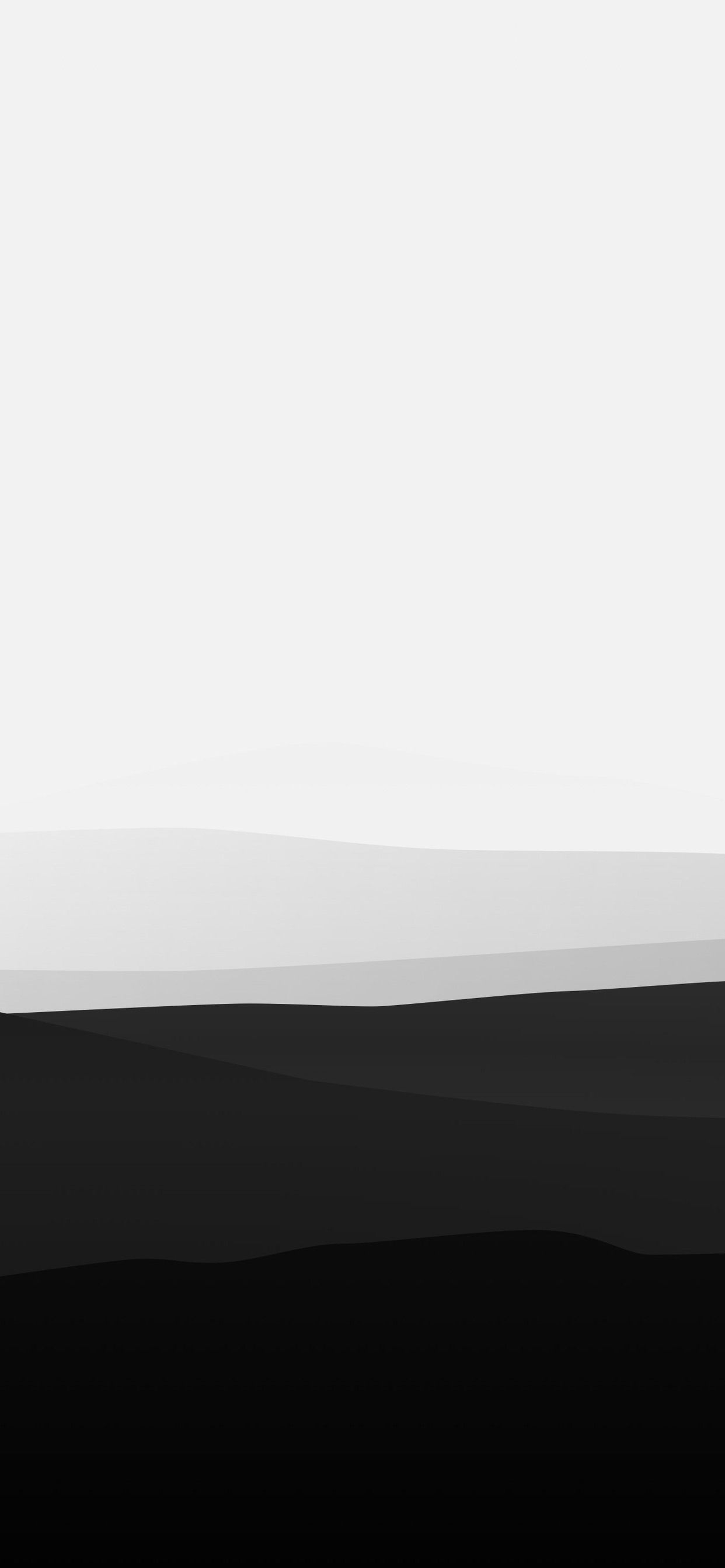 Montagne minimaliste bianco e nero, 1242x2688 Full HD Verticale, iPhone Pro
