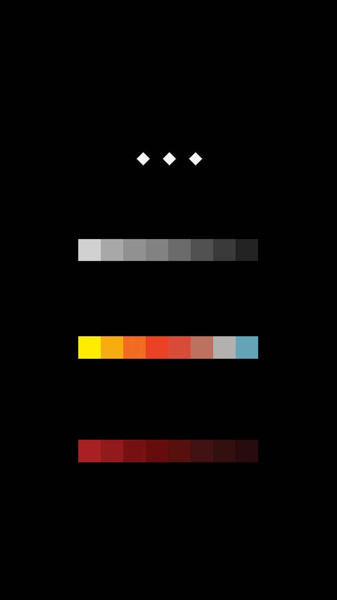 Barre colorate minimaliste nero, 1080x1920 Full HD Verticale, iPhone Plus